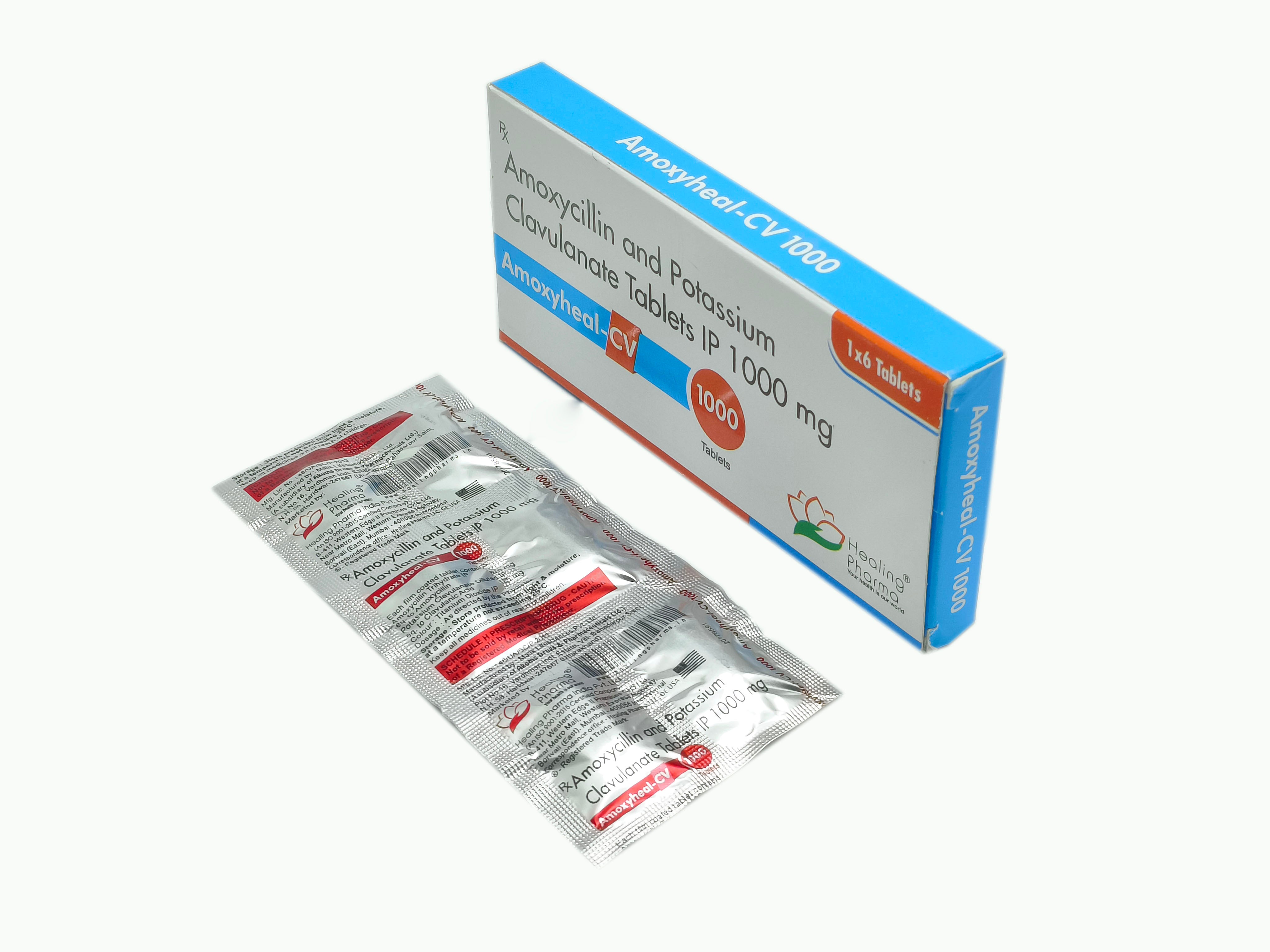 Amoxyheal CV 1000 (Amoxicillin and Clavulanic acid)