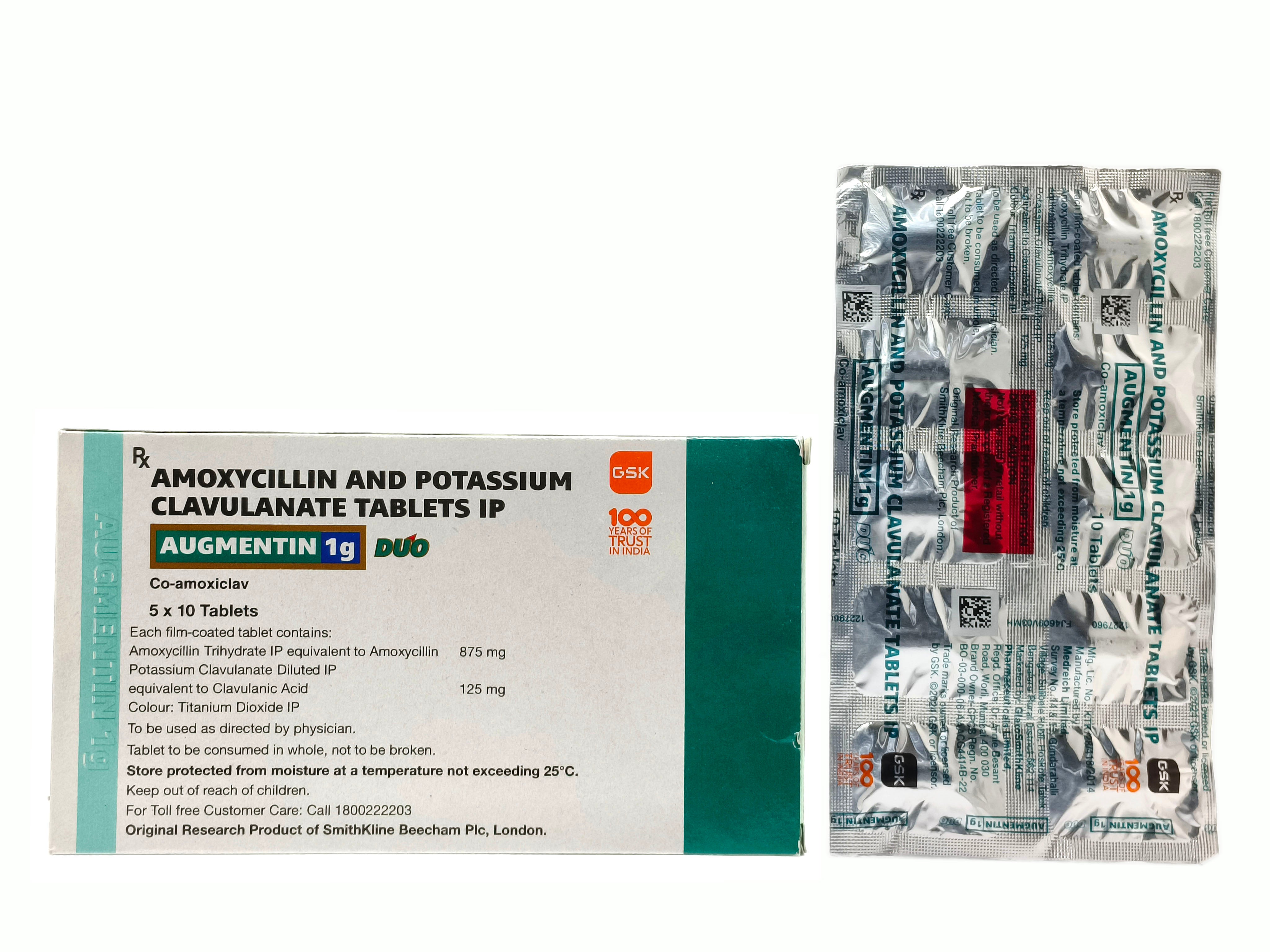Augmentin 1 mg (DUO)