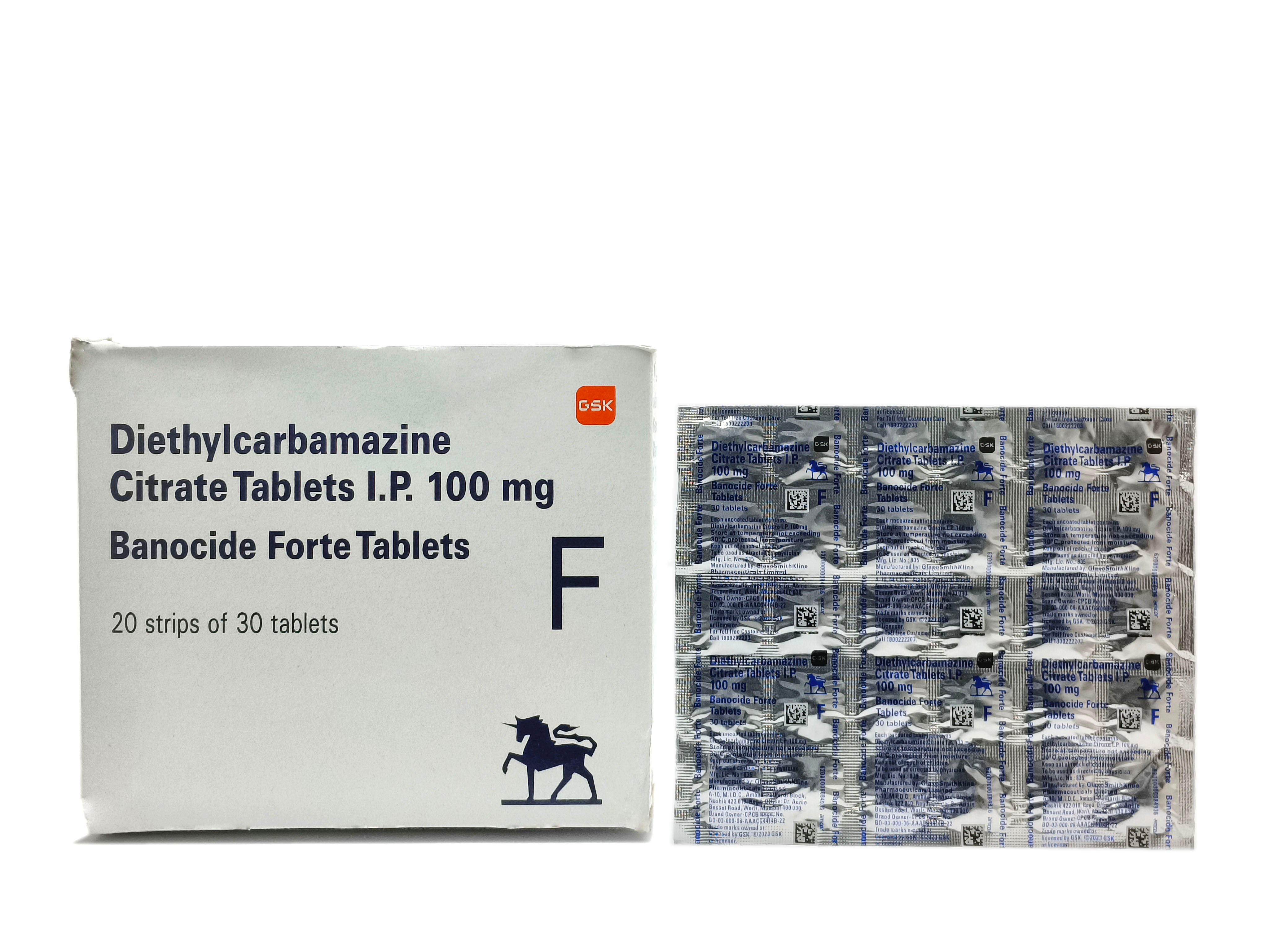 Banocide Tablet (Diethylcarbamazine)