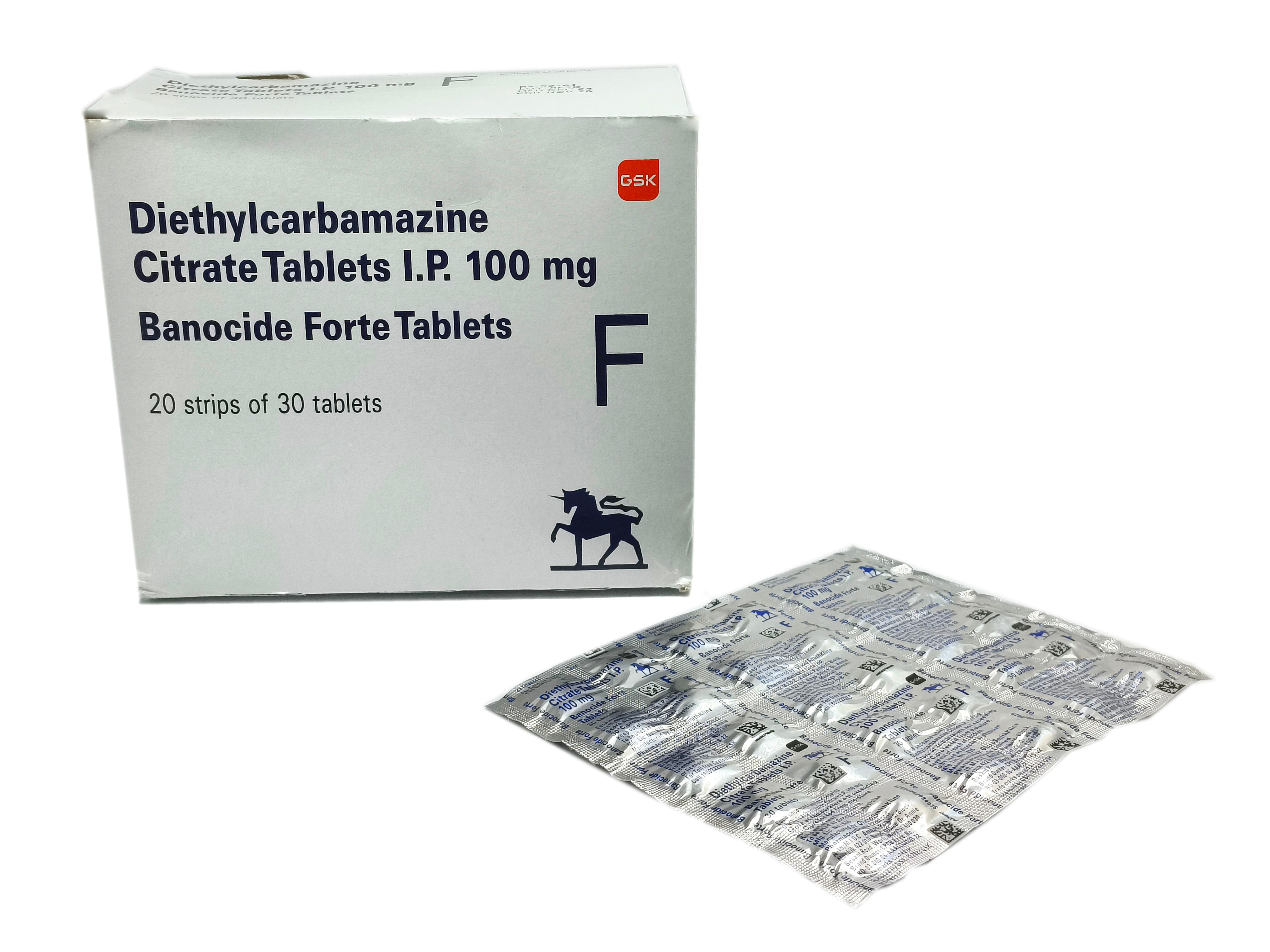 Banocide Tablet (Diethylcarbamazine)