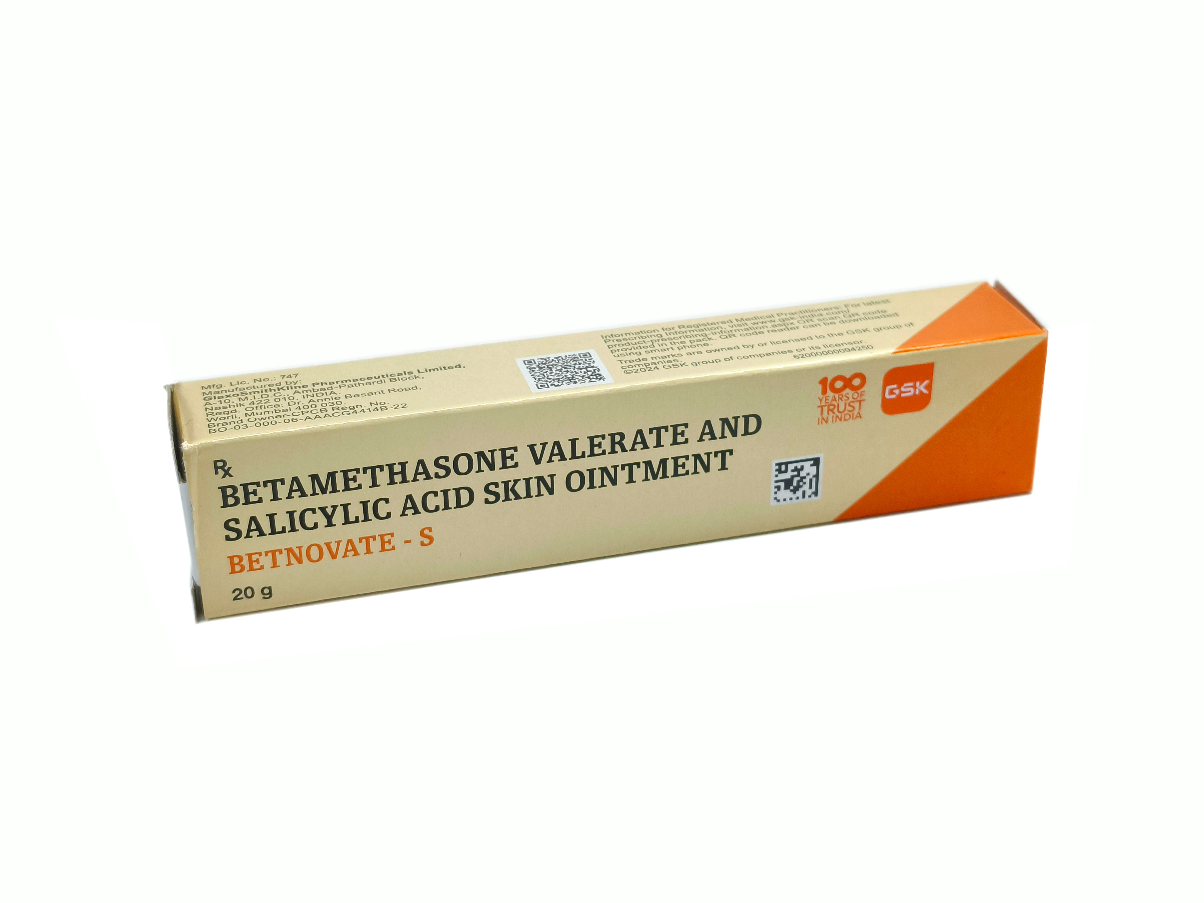 Betnovate S (Betamethasone + Salicylic Acid)