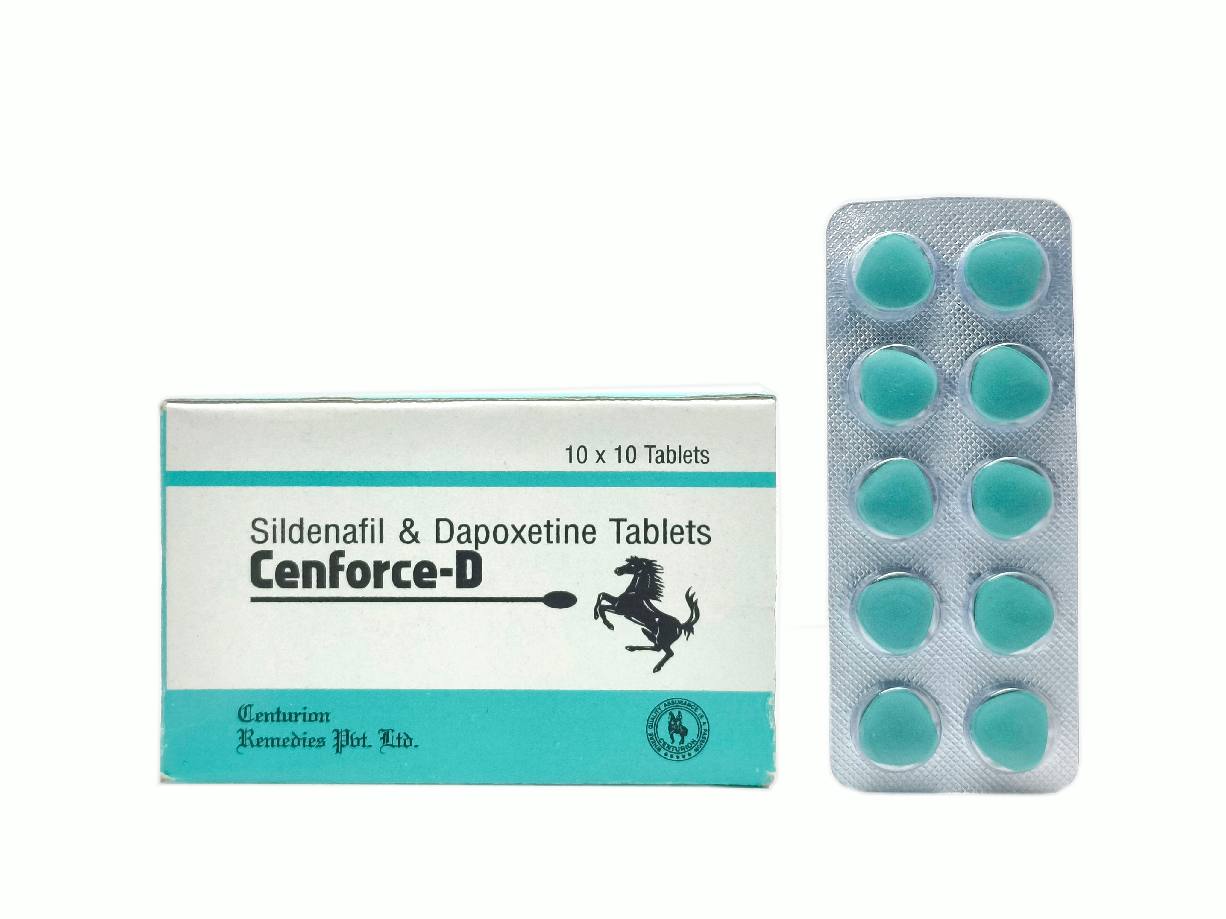 Cenforce D (Sildenafil Citrate 100mg + Dapoxetine 60mg)