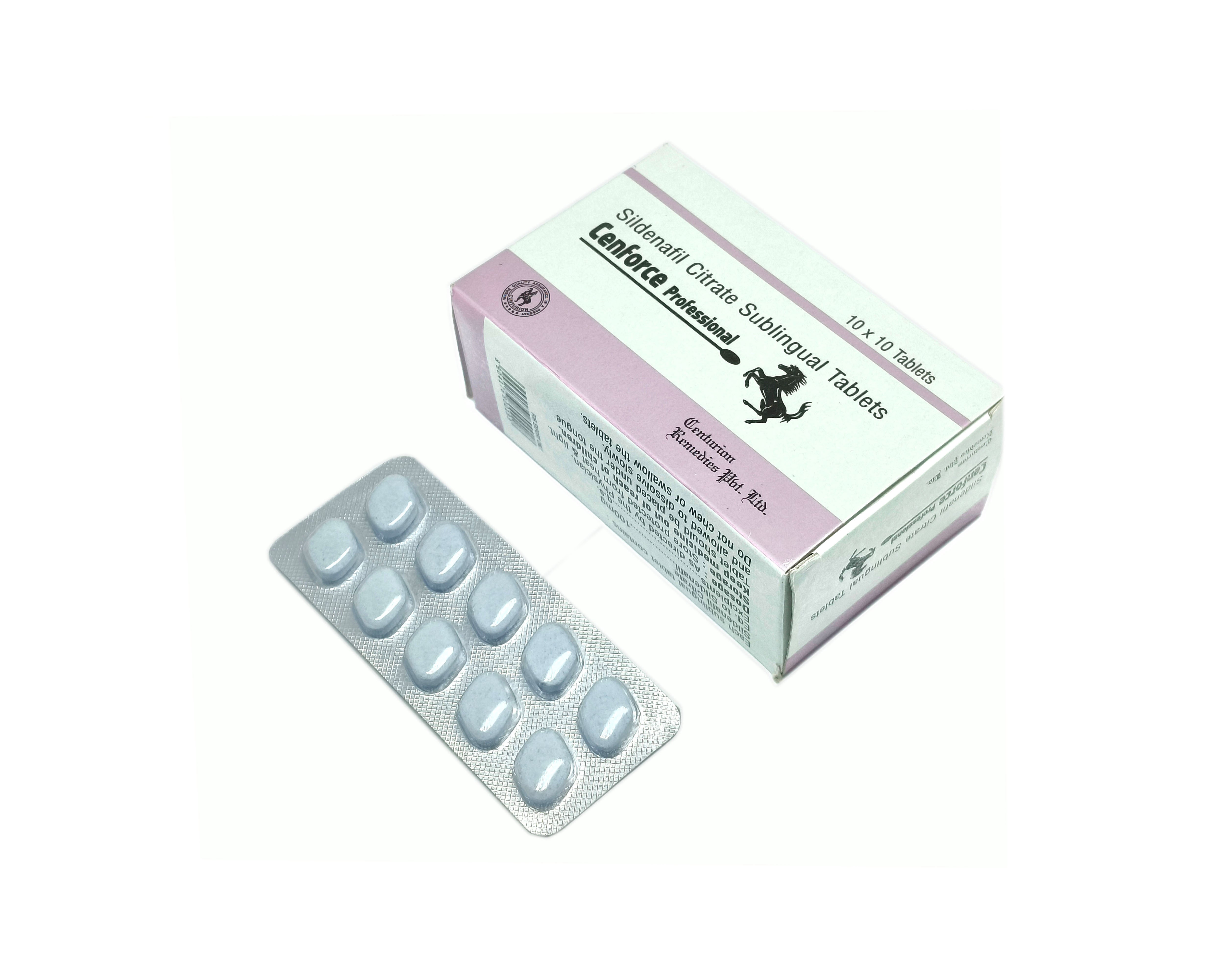 Cenforce Professional (Sildenafil Citrate 100mg- Sublingual Tablet)