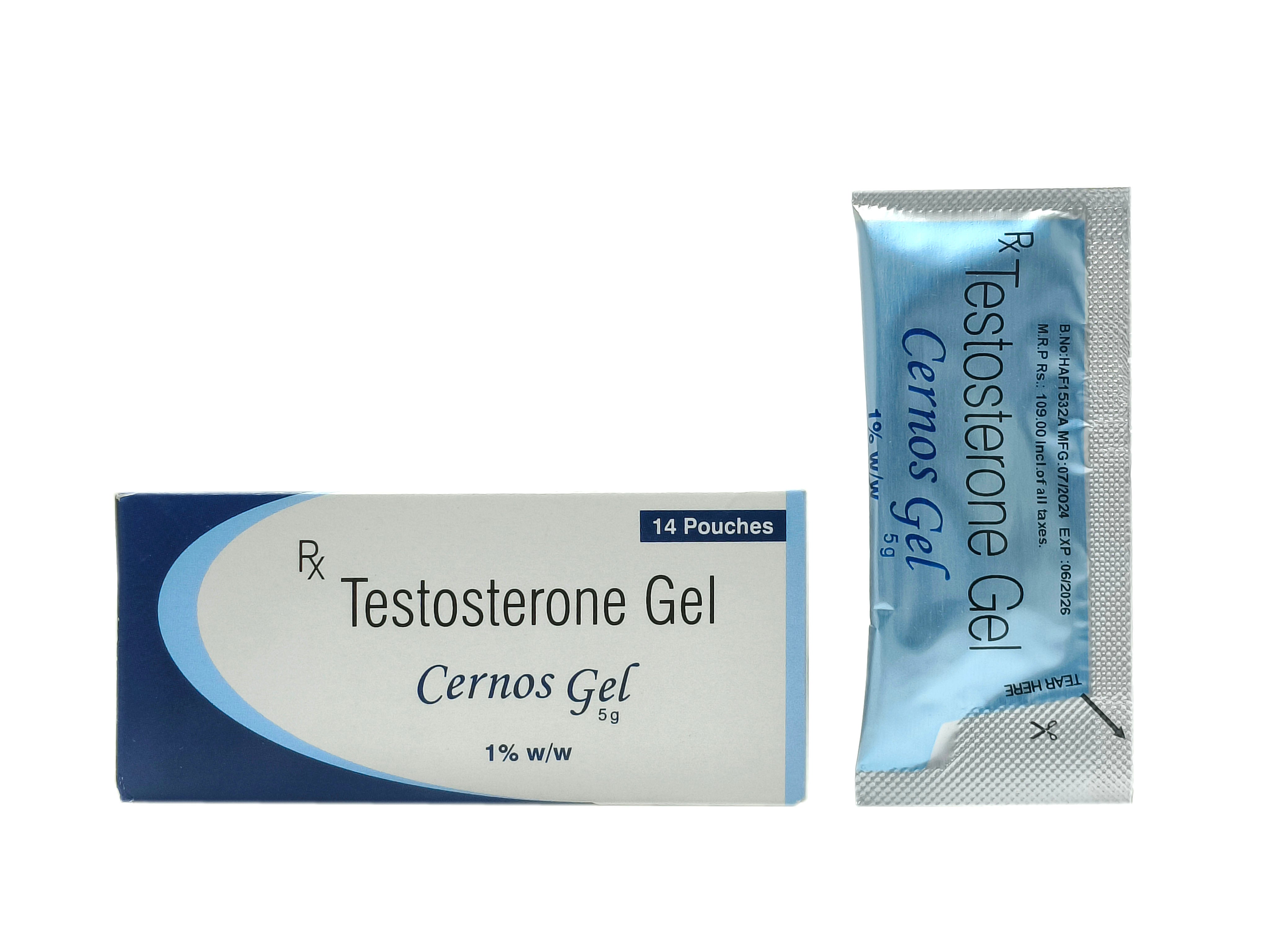 Cernos Gel (Testosterone 1%)