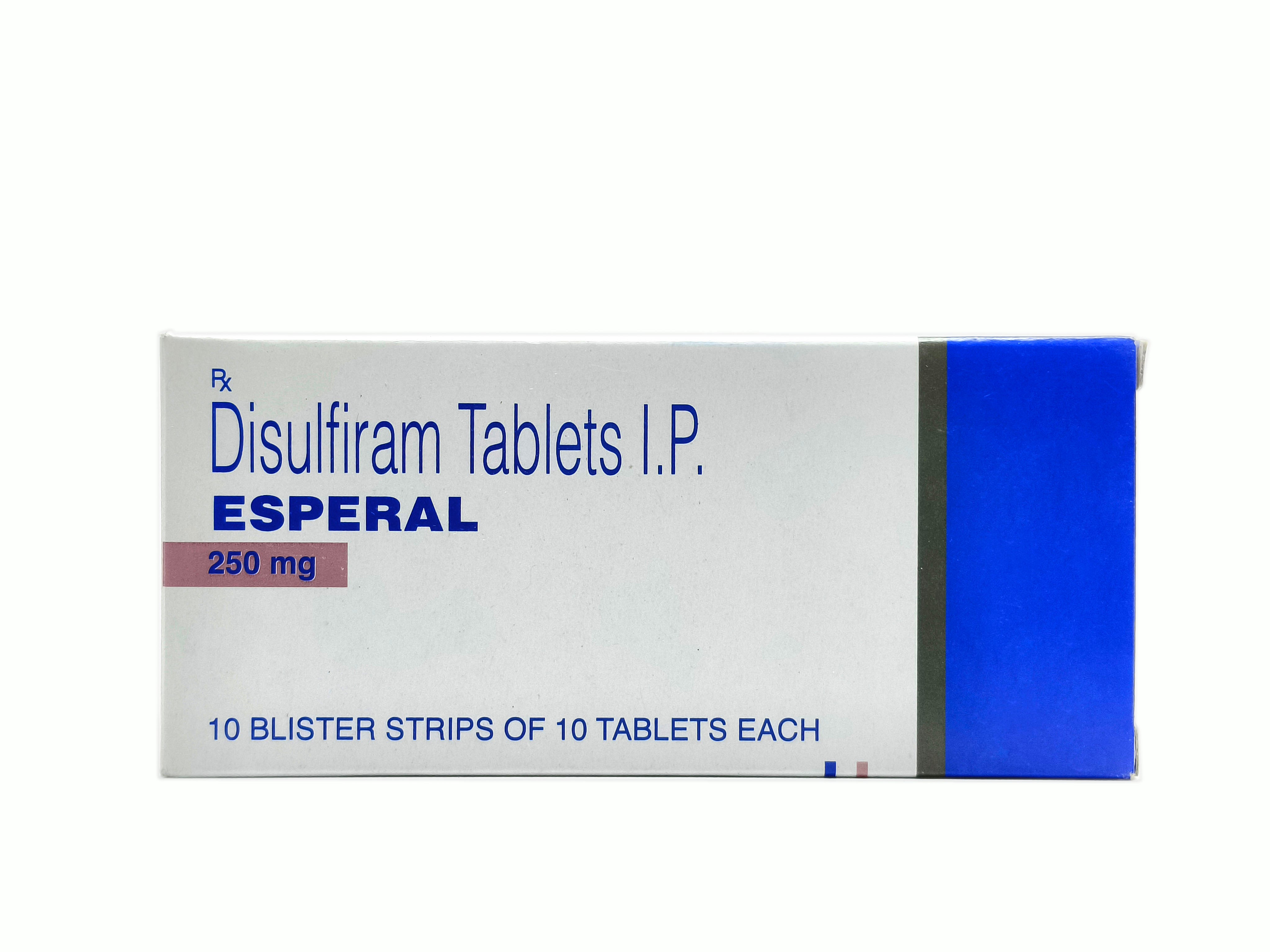 Esperal 250 Tablet (Disulfiram)