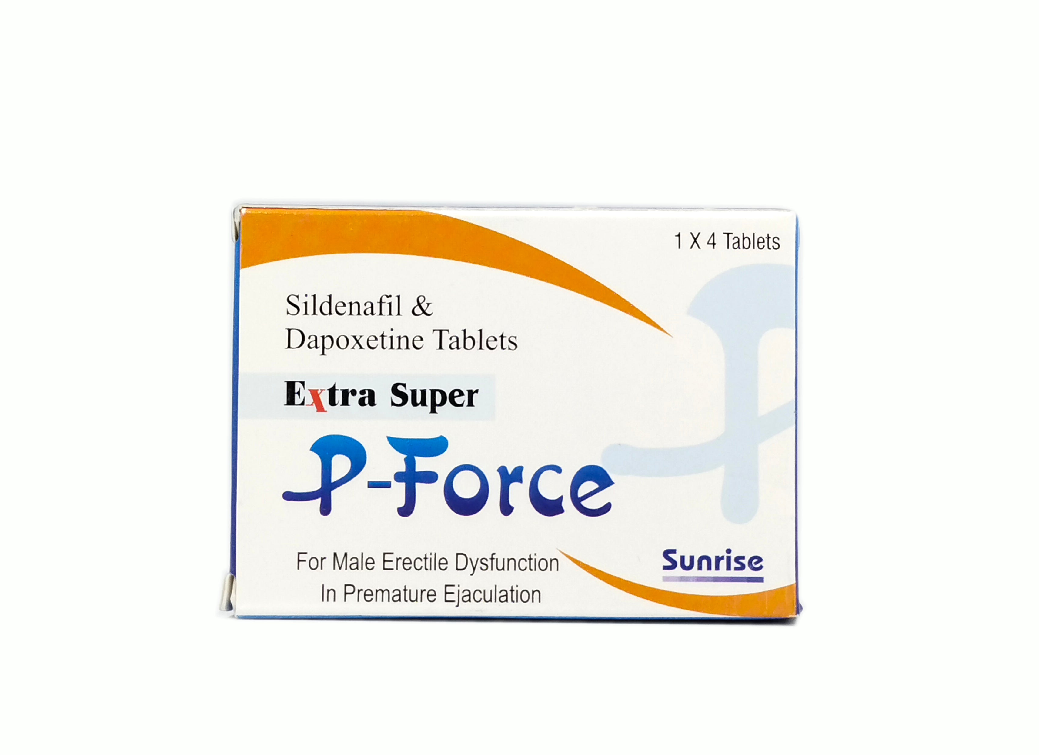 Extra Super P Force (Sildenafil Citrate 100mg + Dapoxetine 100mg)