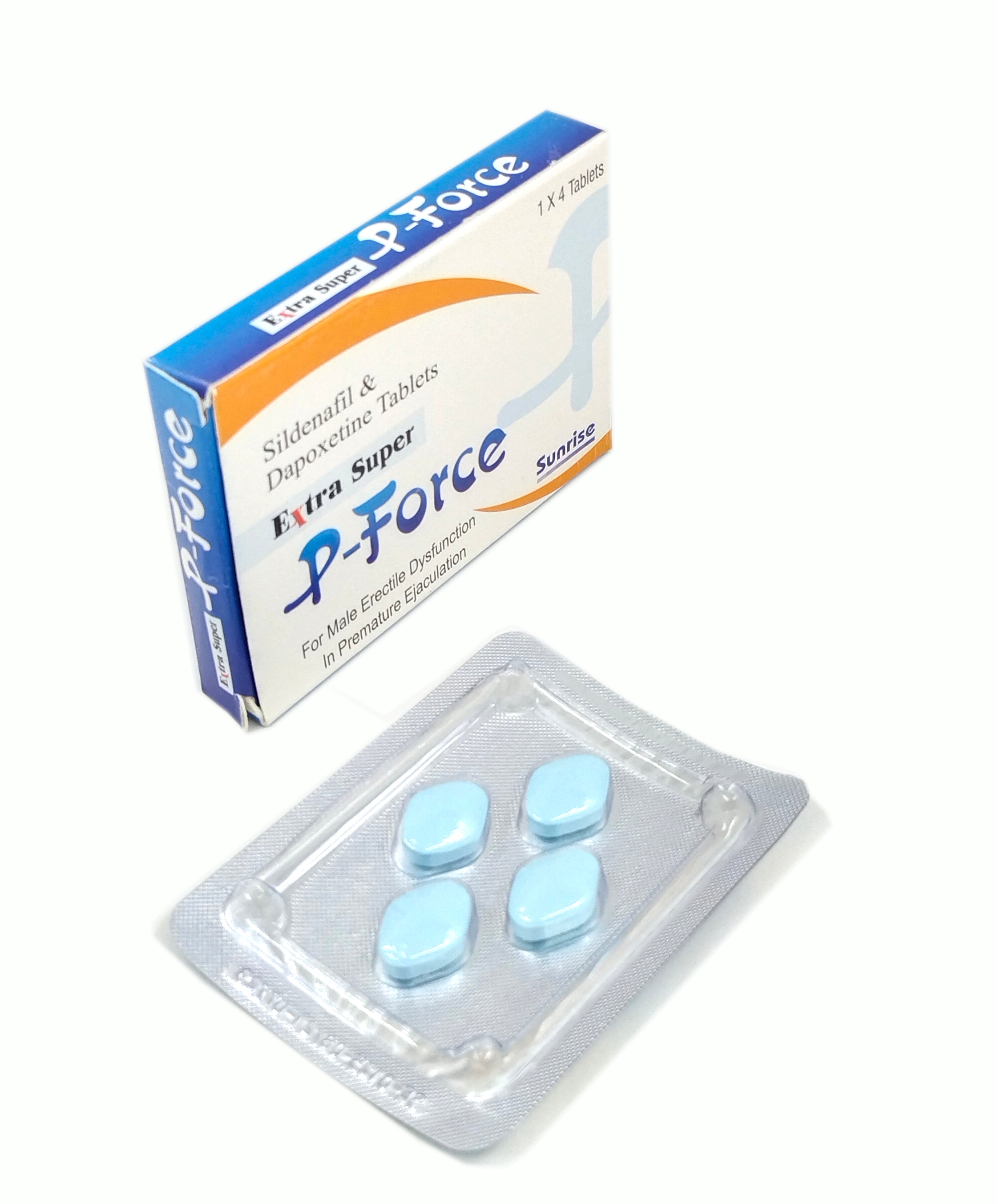 Extra Super P Force (Sildenafil Citrate 100mg + Dapoxetine 100mg)
