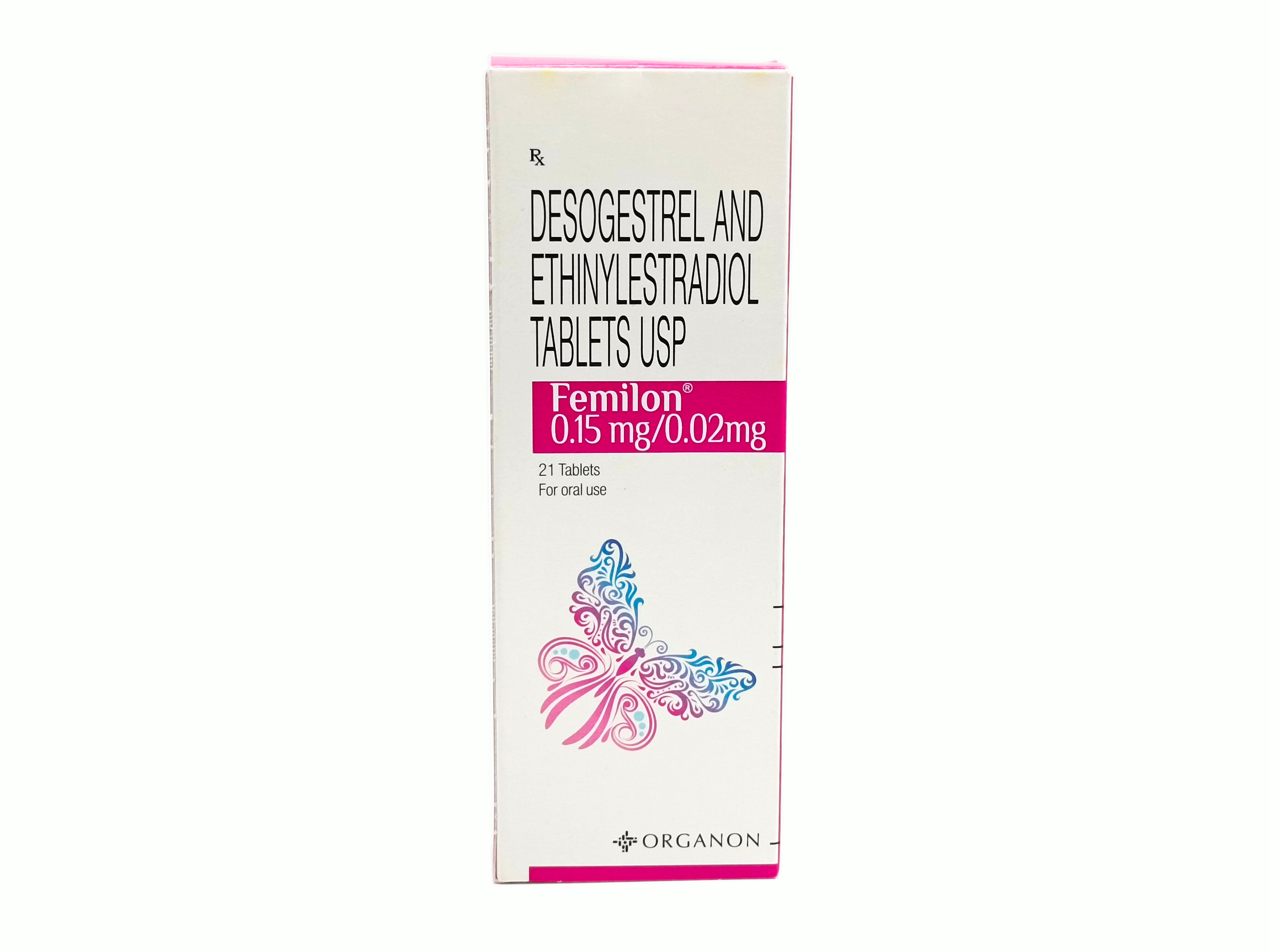 Femilon Tablets (Ethinyl Estradiol 0.02mg +  Desogestrel 0.15mg)