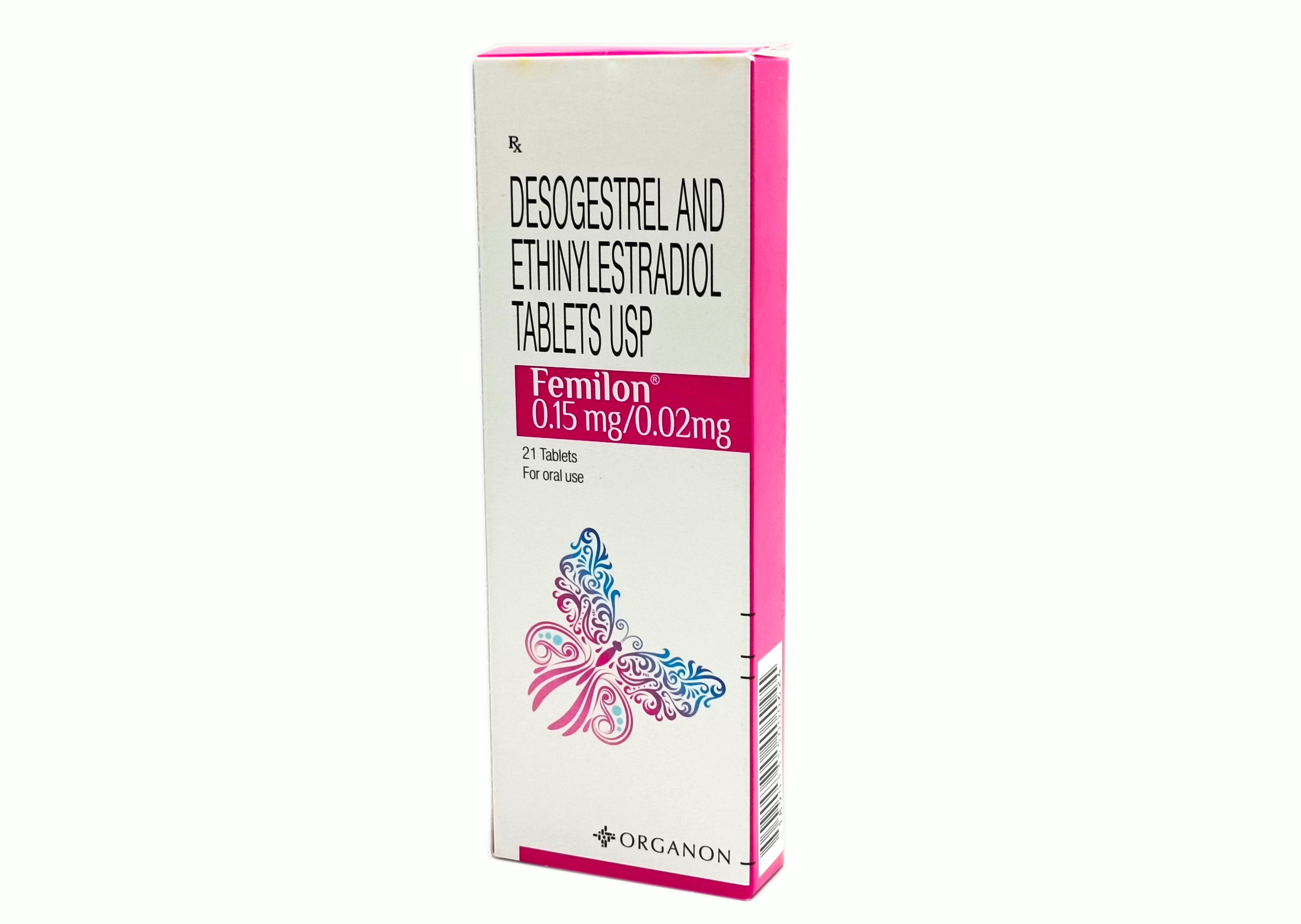 Femilon Tablets (Ethinyl Estradiol 0.02mg +  Desogestrel 0.15mg)