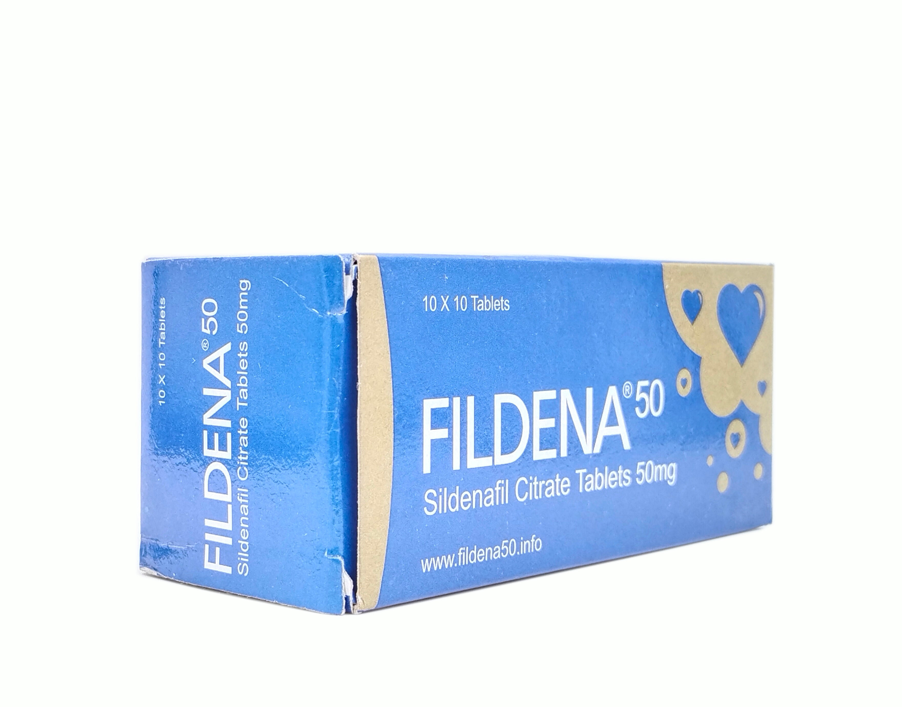 Fildena 50 (Sildenafil Citrate 50mg)