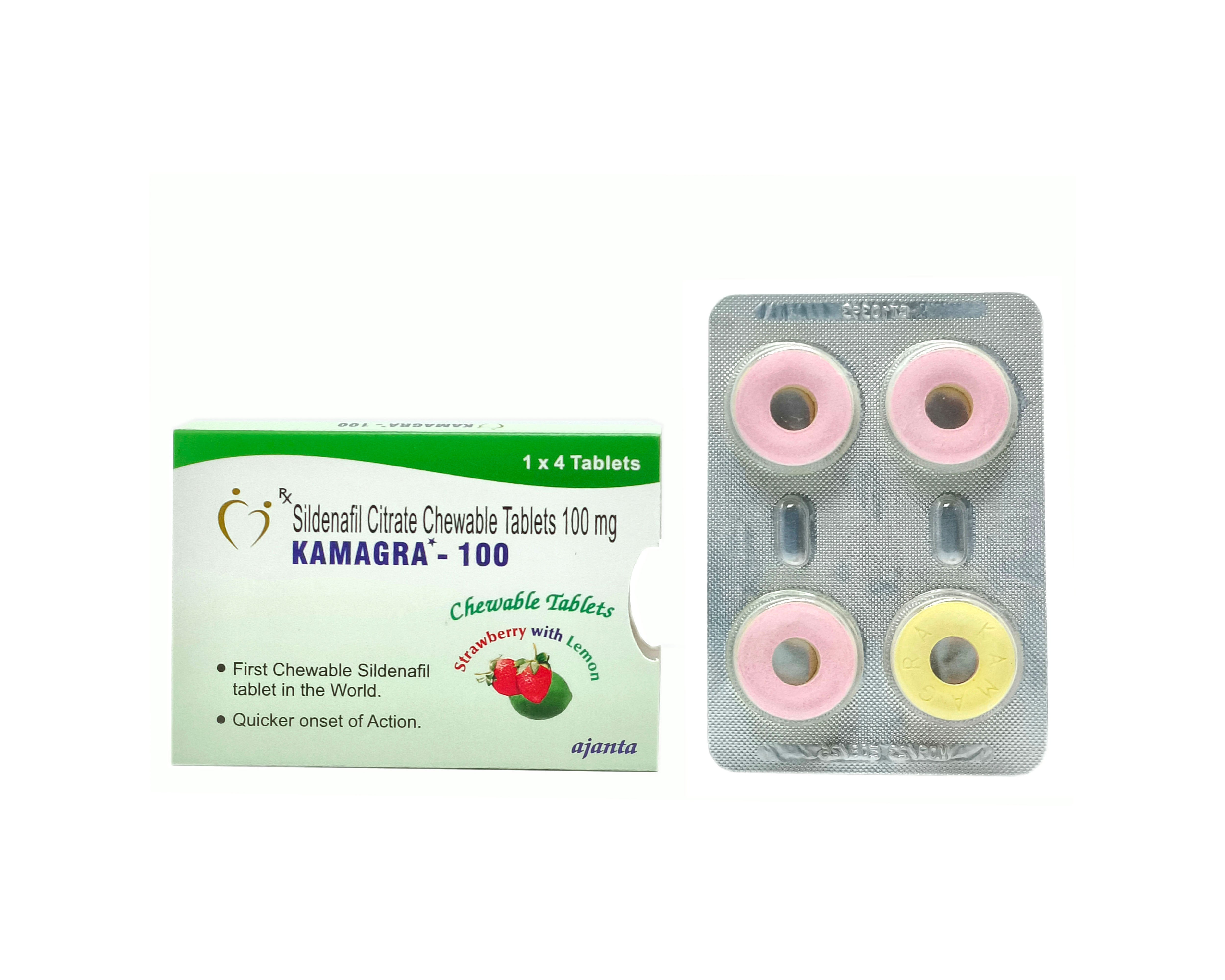 Kamagra Polo Chewable (Sildenafil Citrate 100mg)