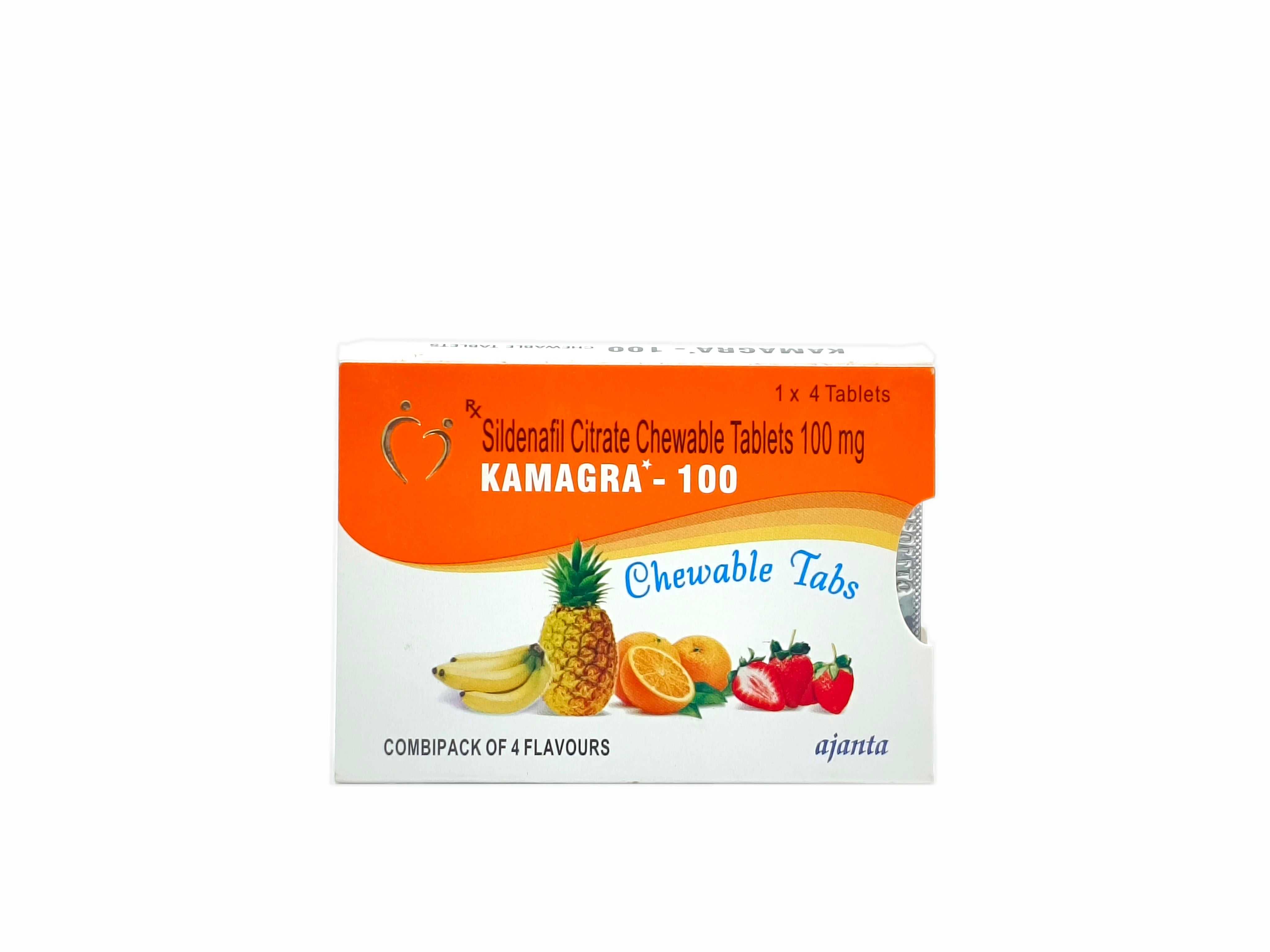 Kamagra Chewable Tablets (Sildenafil Citrate 100mg)