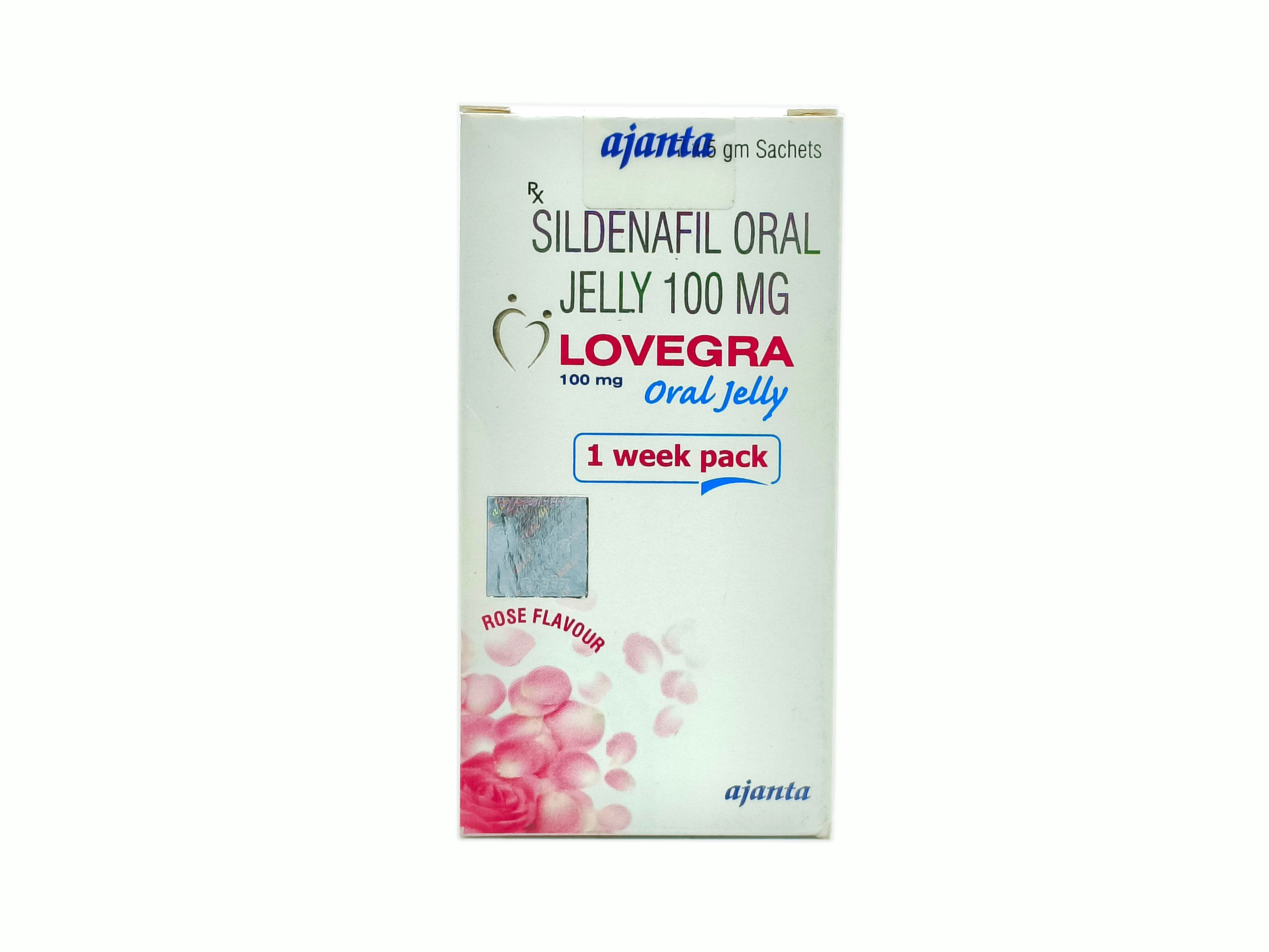 Lovegra Oral Jelly (Sildenafil Citrate 100mg)