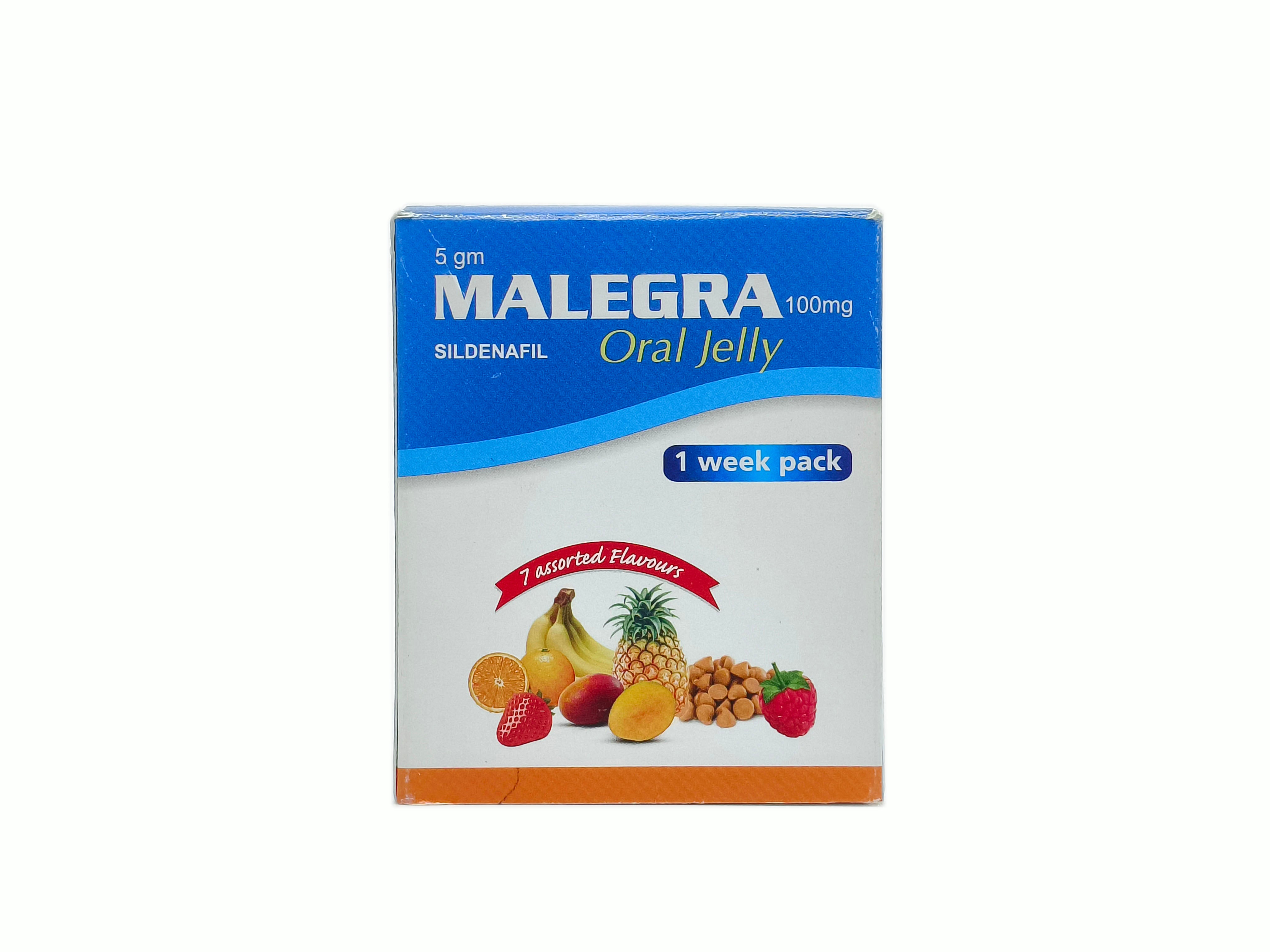 Malegra Oral Jelly (Sildenafil Citrate 100mg)