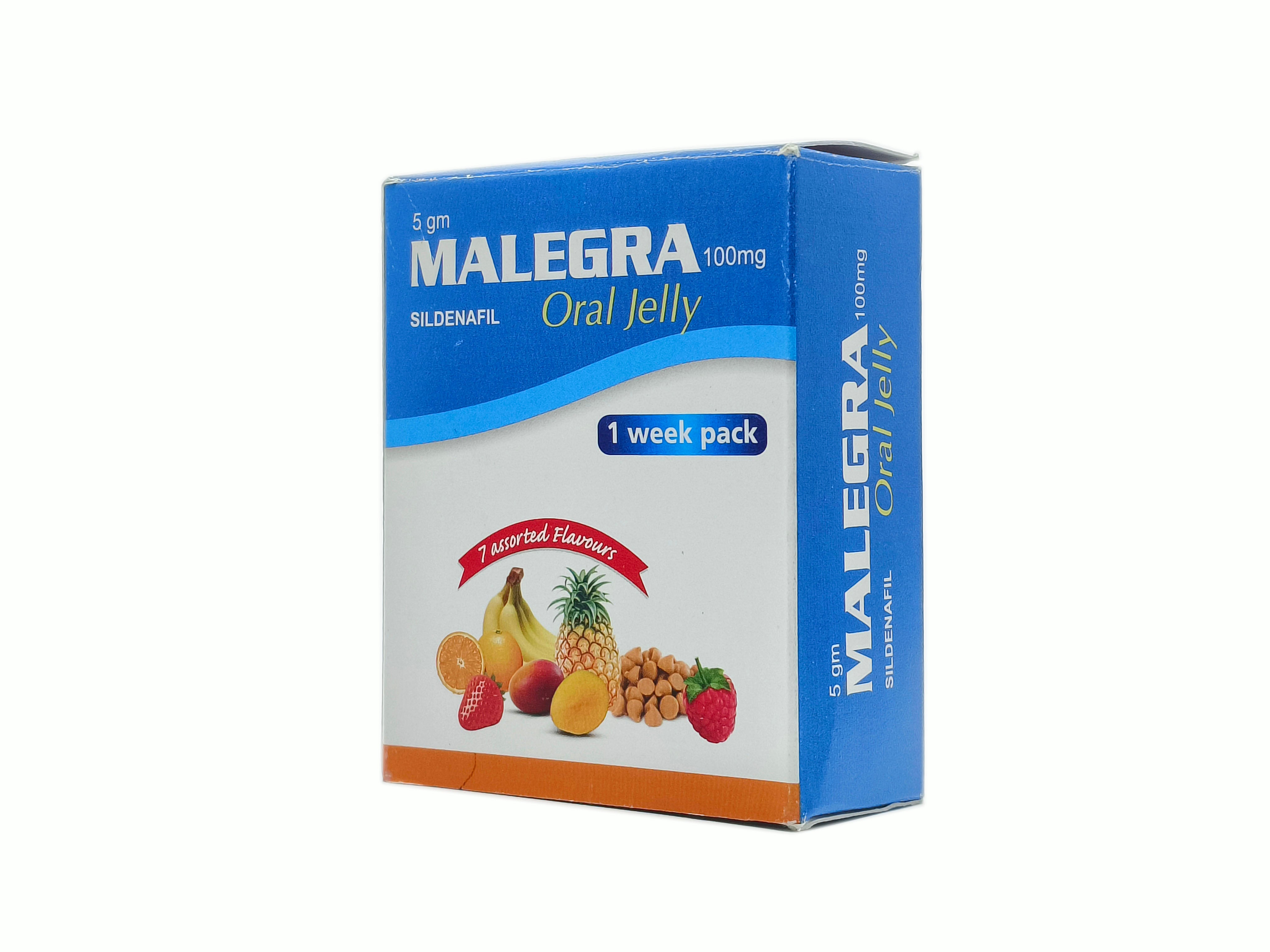 Malegra Oral Jelly (Sildenafil Citrate 100mg)