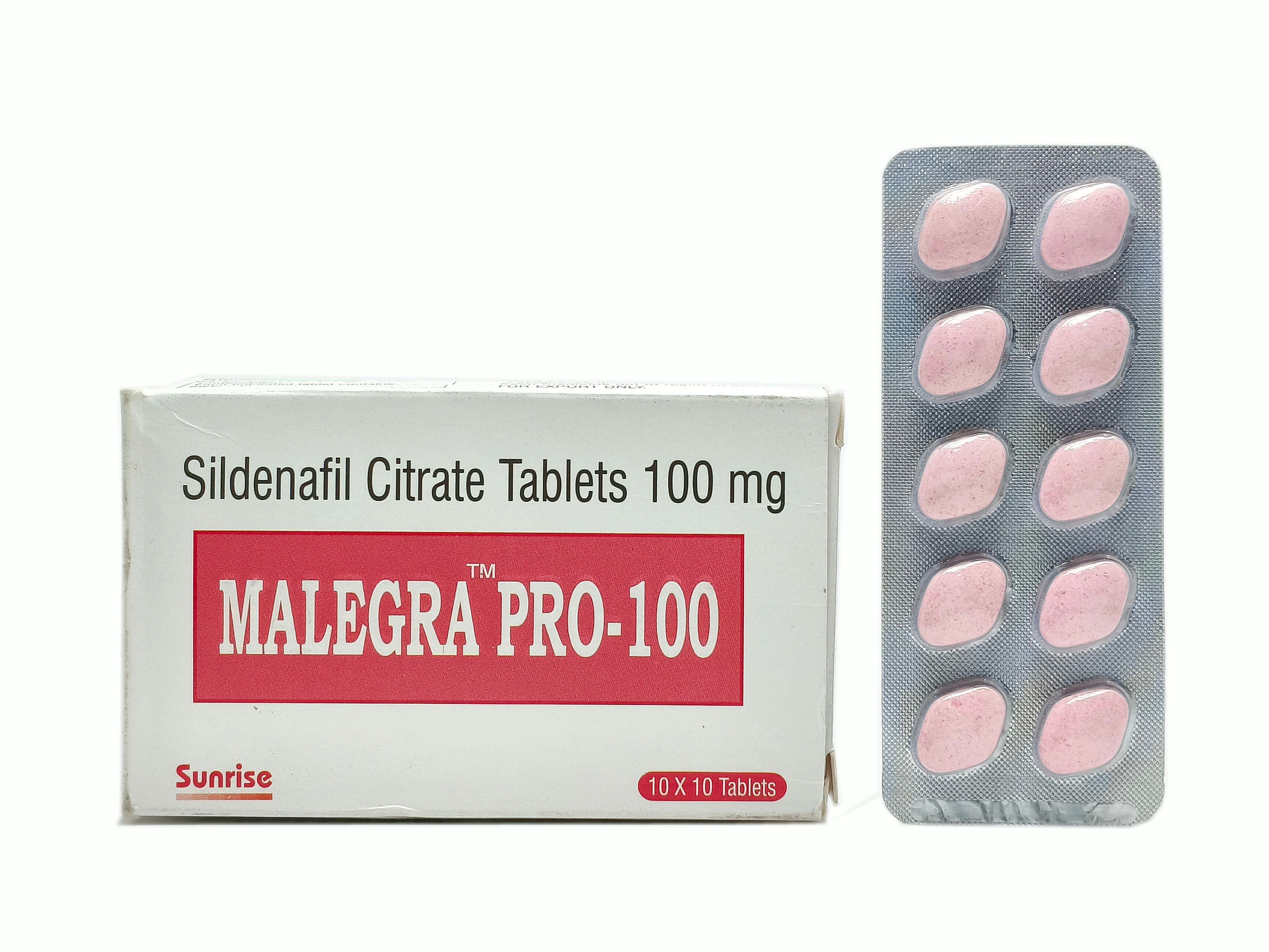 Malegra Pro (Sildenafil Citrate 100mg)