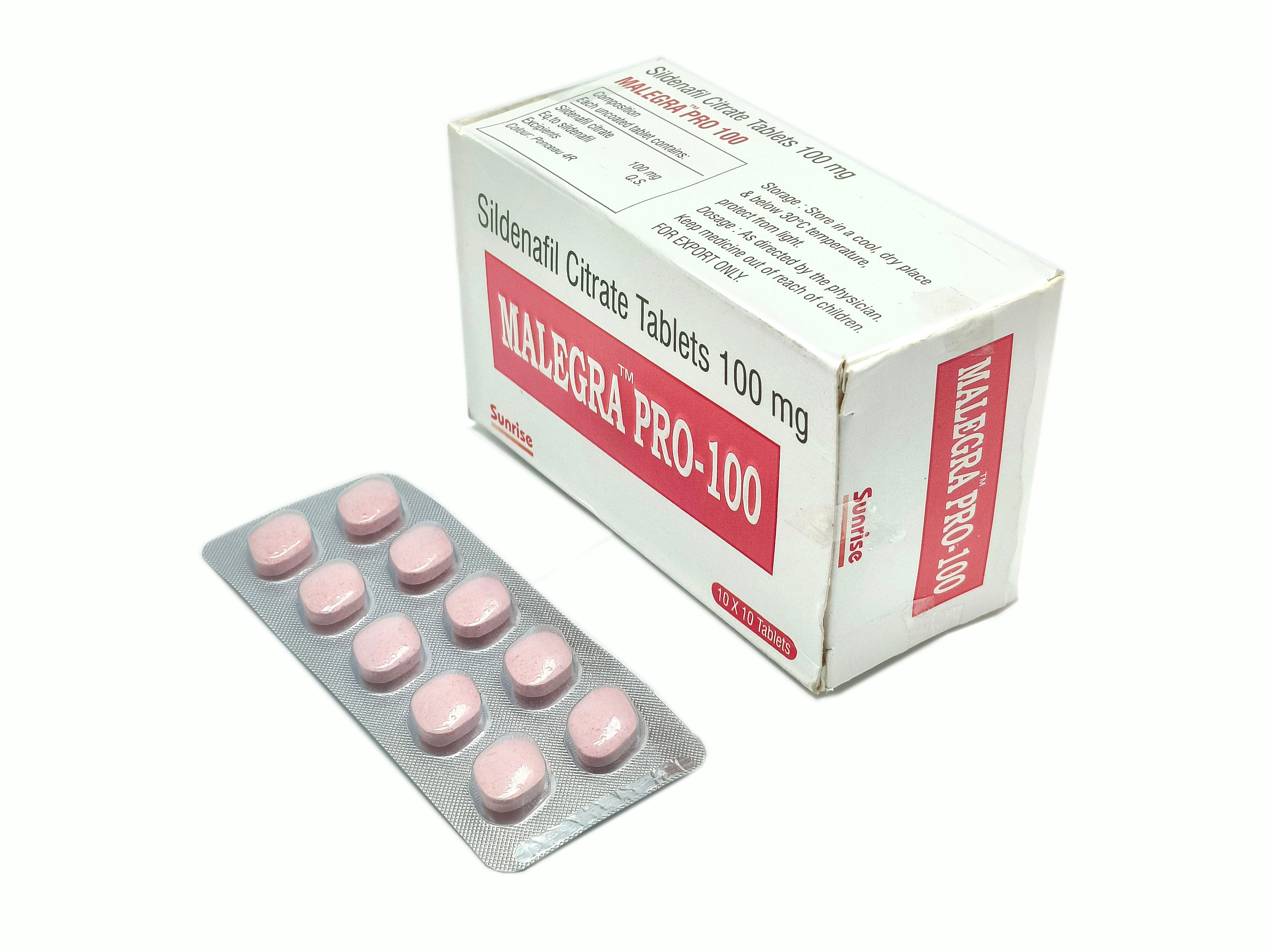 Malegra Pro (Sildenafil Citrate 100mg)