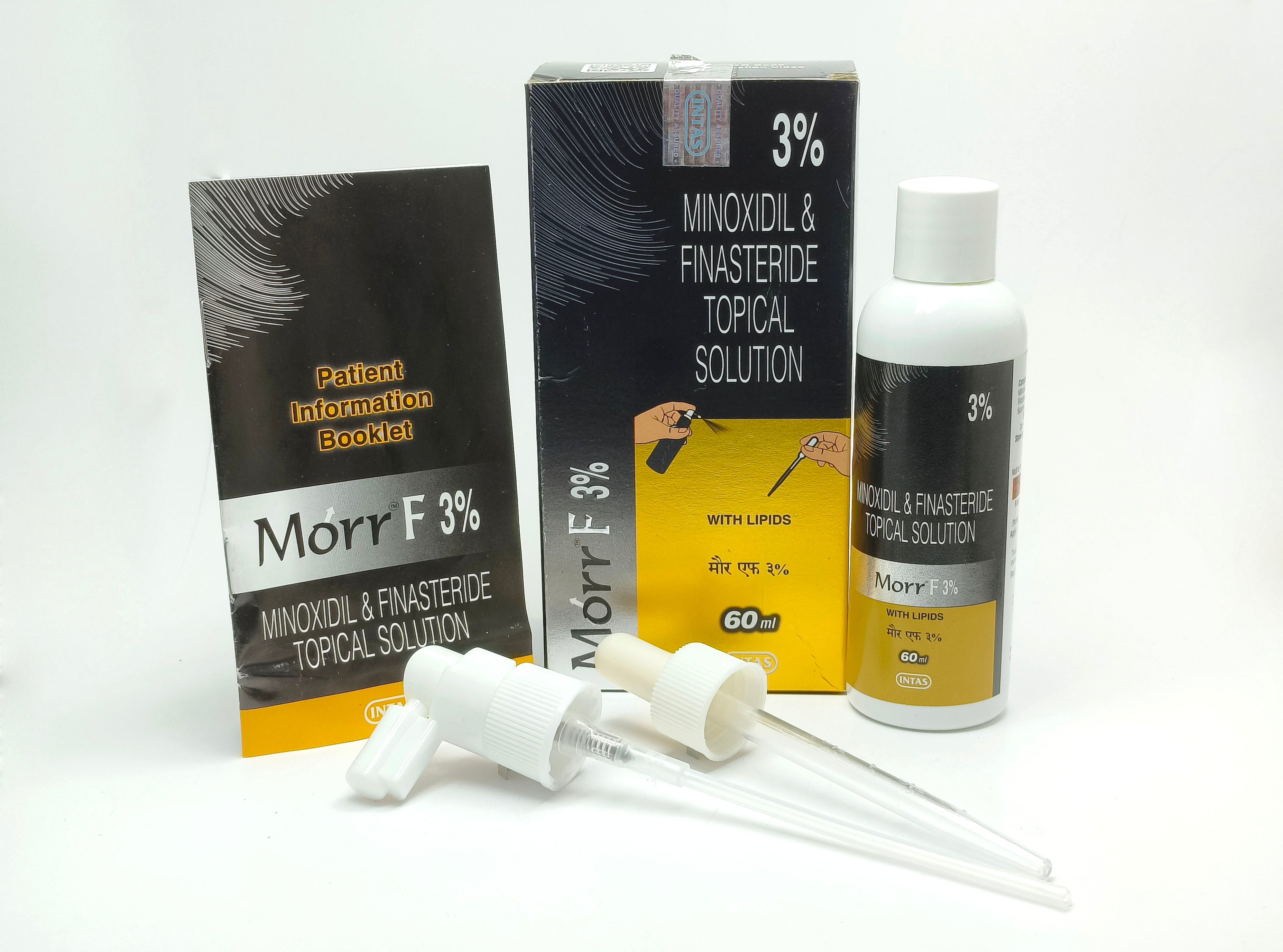 Morr F Solution (Minoxidil+ Finasteride)