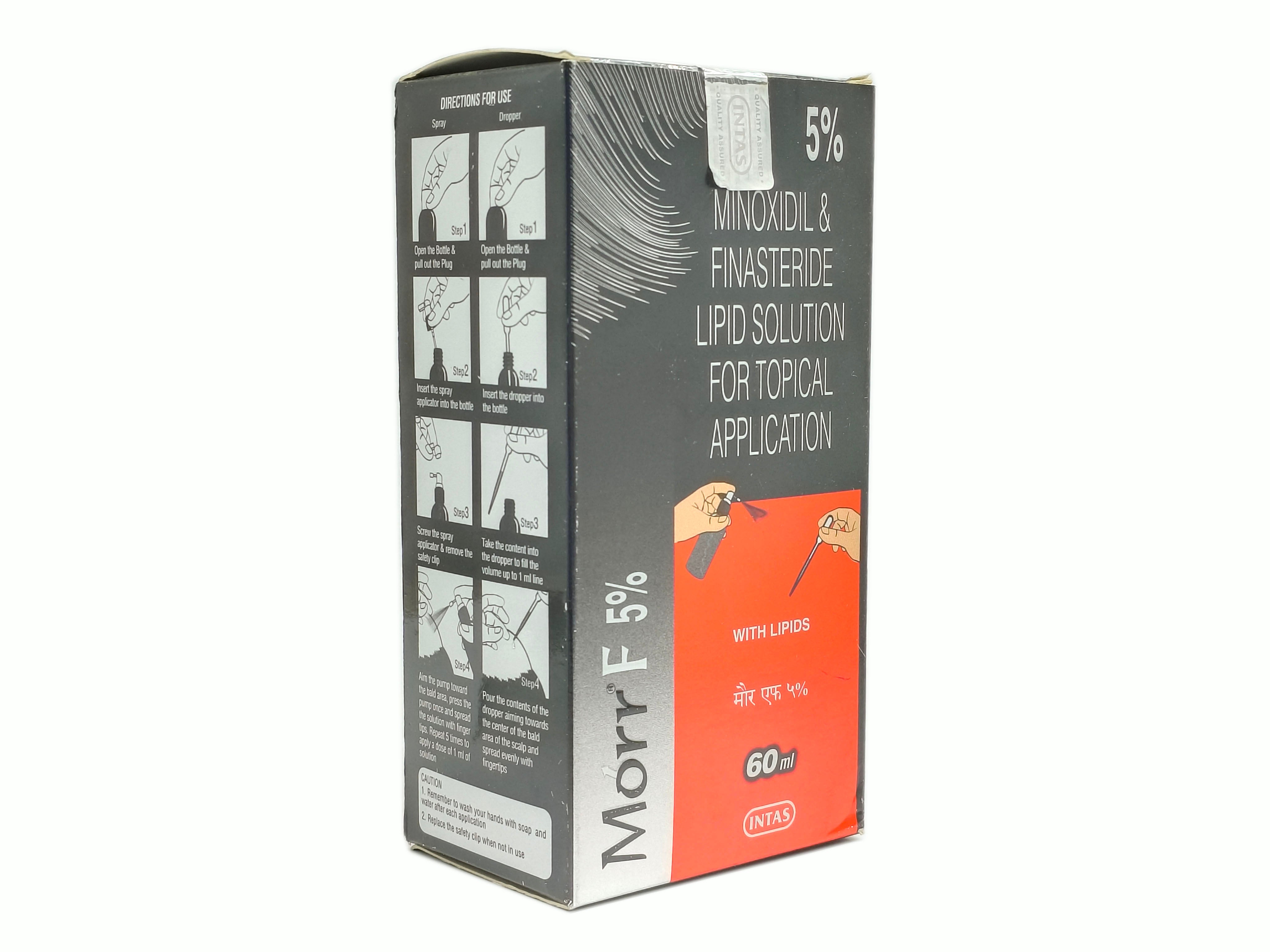 Morr F Solution (Minoxidil+ Finasteride)