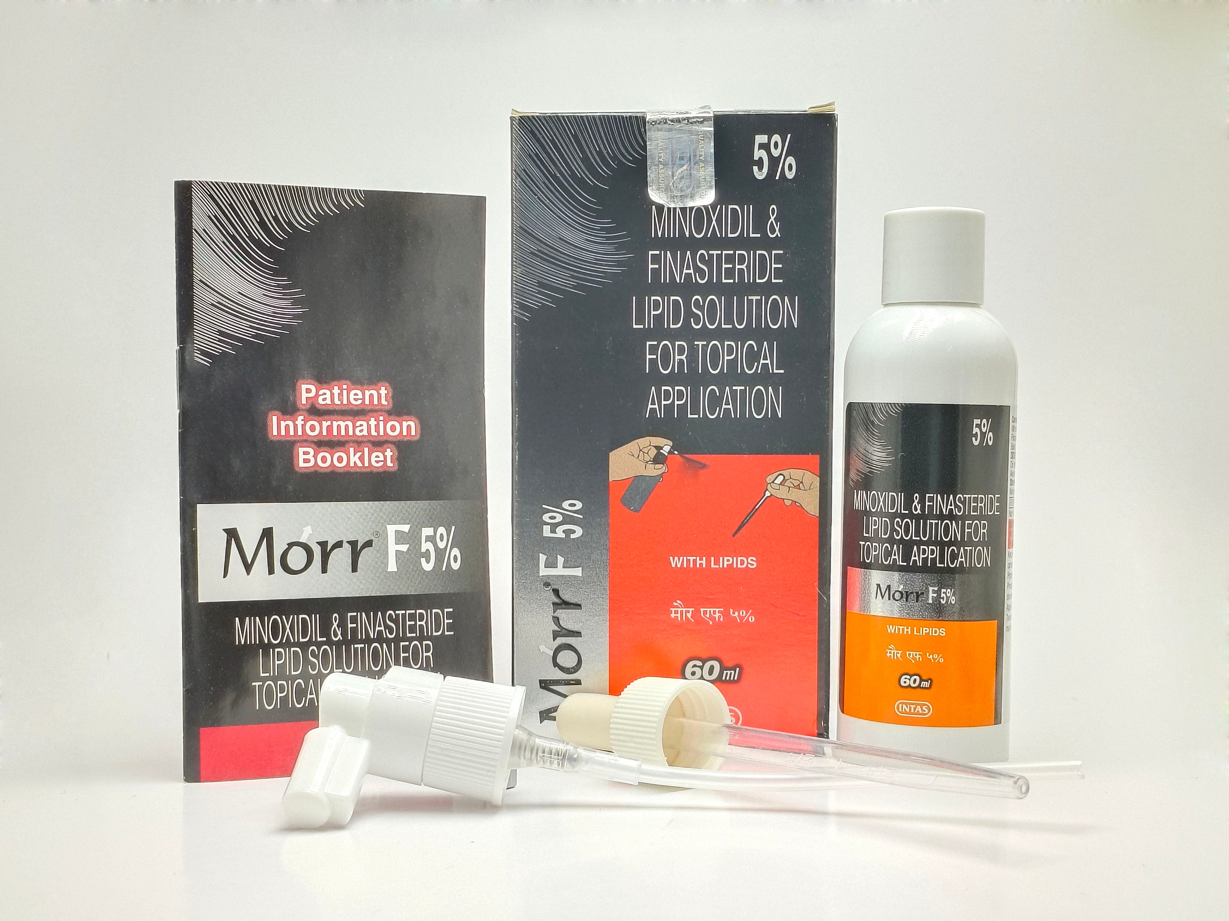 Morr F Solution (Minoxidil+ Finasteride)