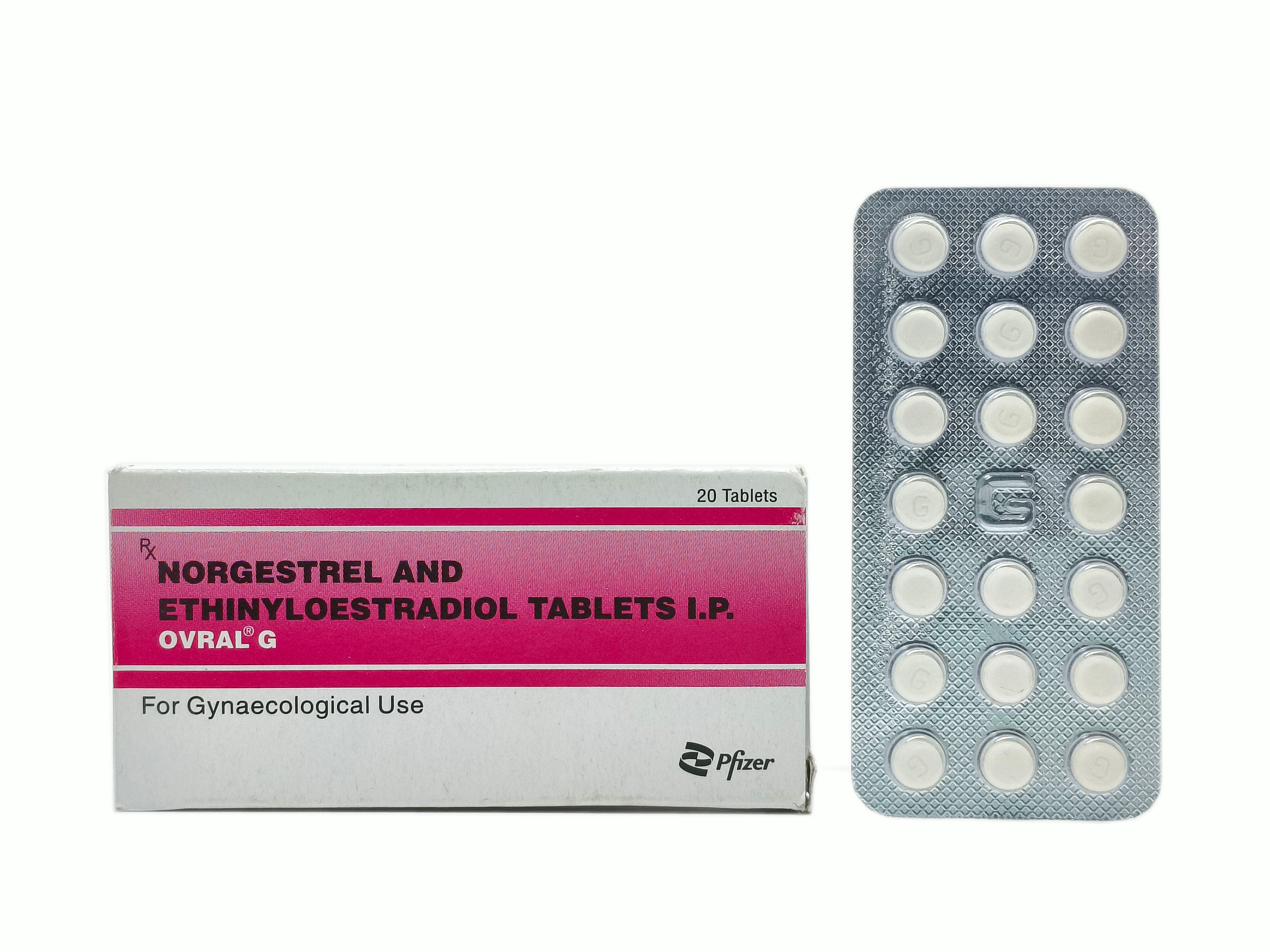 Ovral G (Norgestrel 0.5mg + Ethinyl Estradiol 0.05mg)