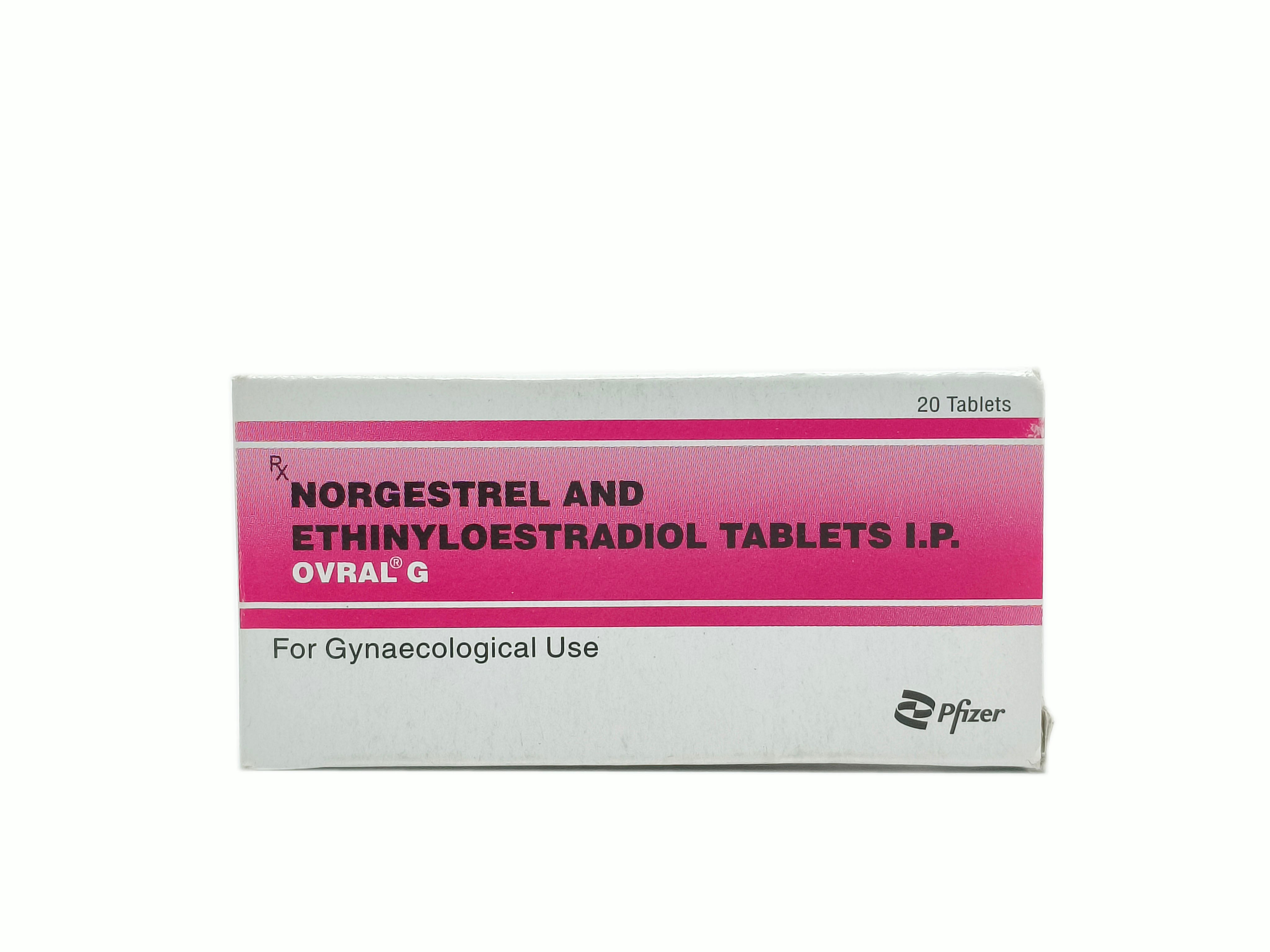 Ovral G (Norgestrel 0.5mg + Ethinyl Estradiol 0.05mg)