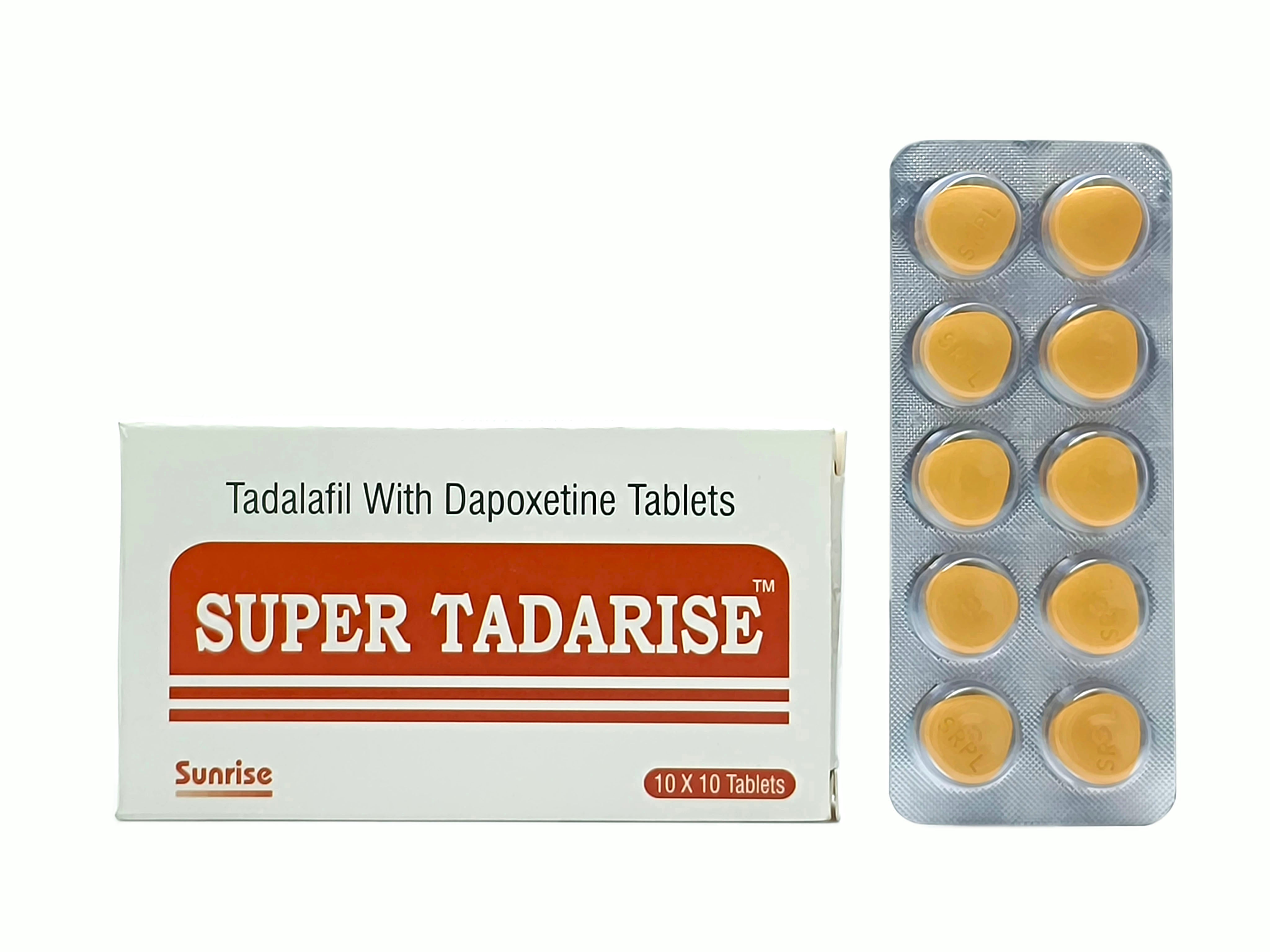 Super Tadarise (Tadalafil 20mg +  Dapoxetine 60mg)