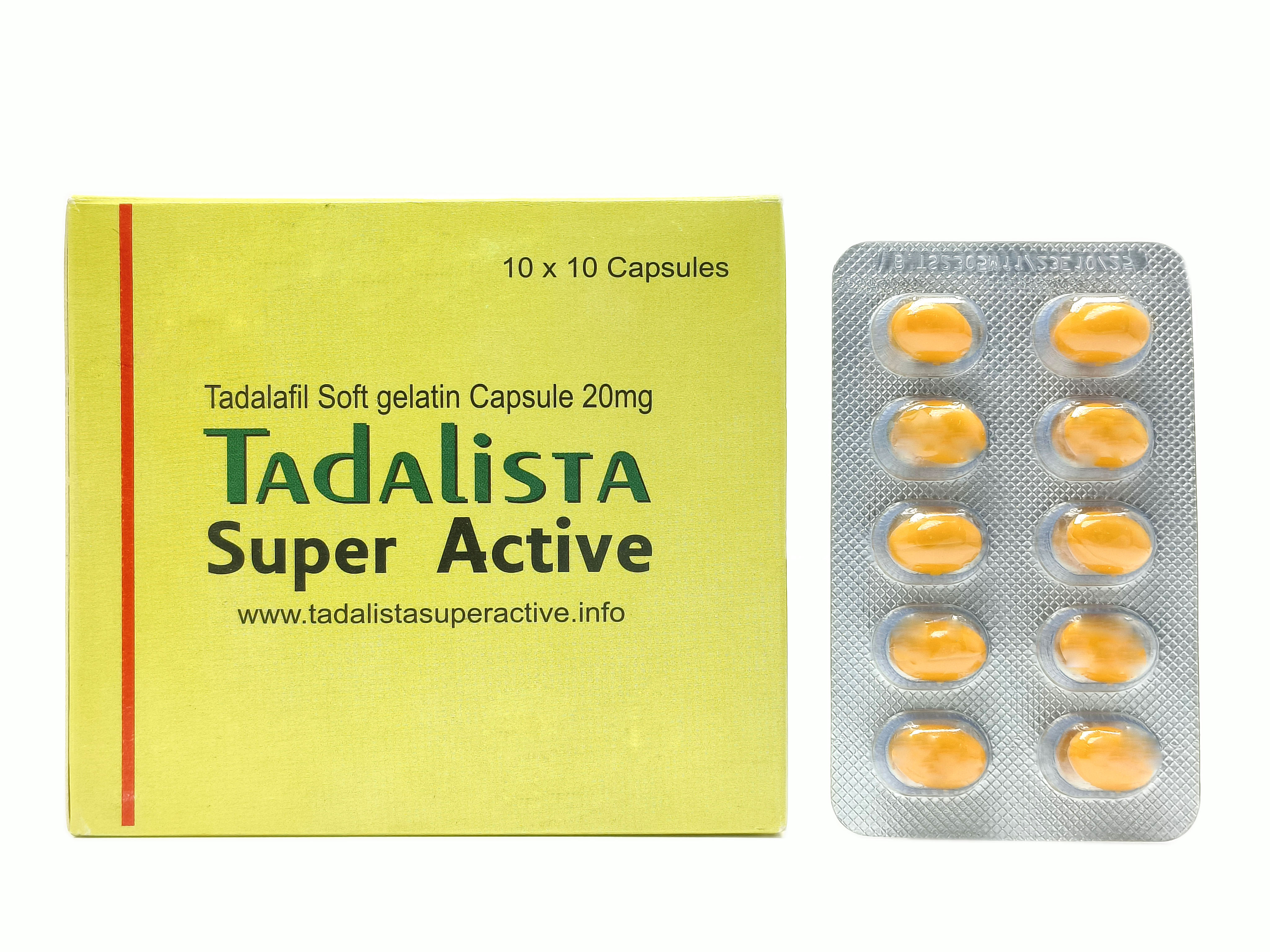 Tadalista Super Active (Tadalafil 20mg)