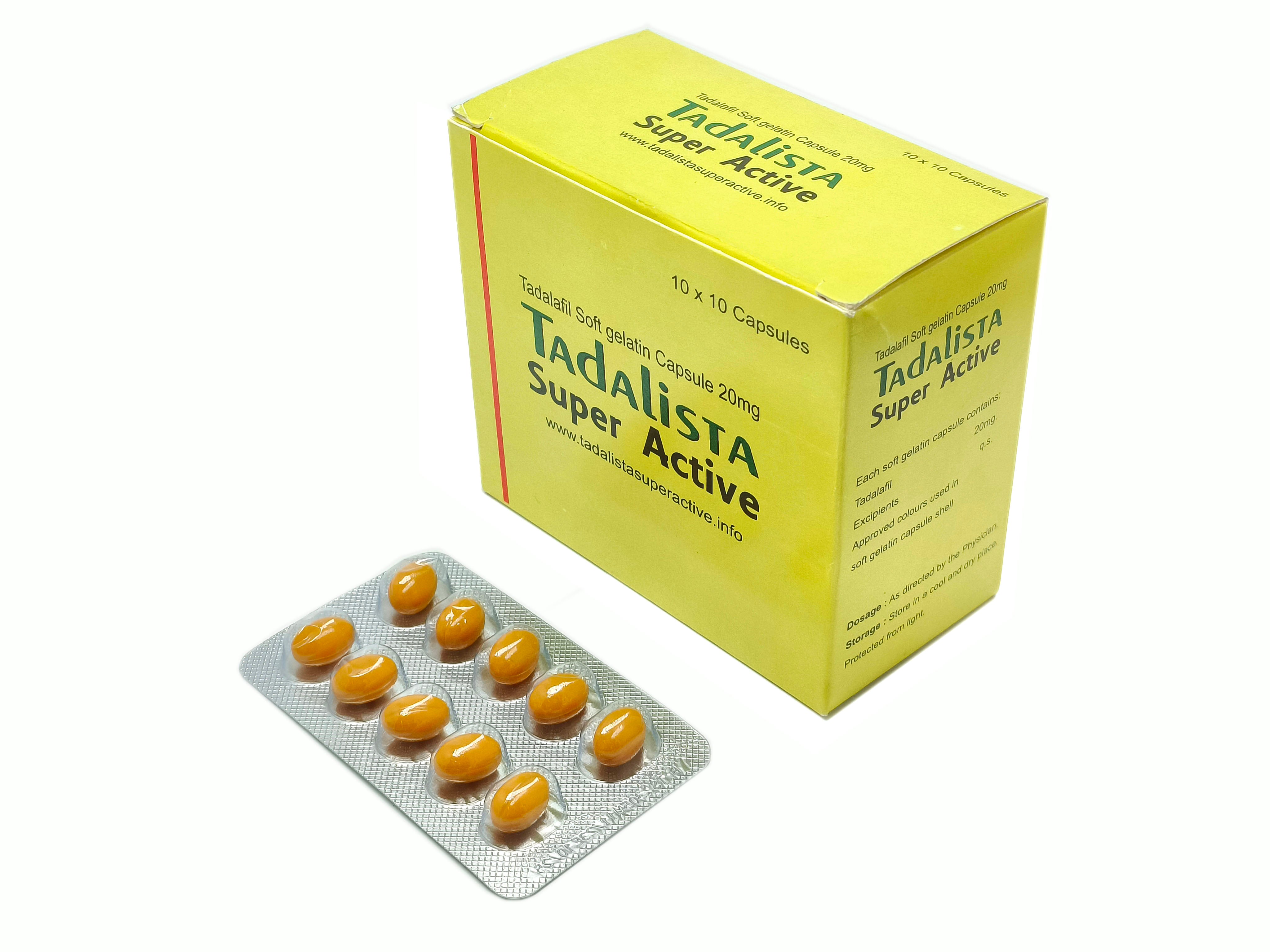 Tadalista Super Active (Tadalafil 20mg)