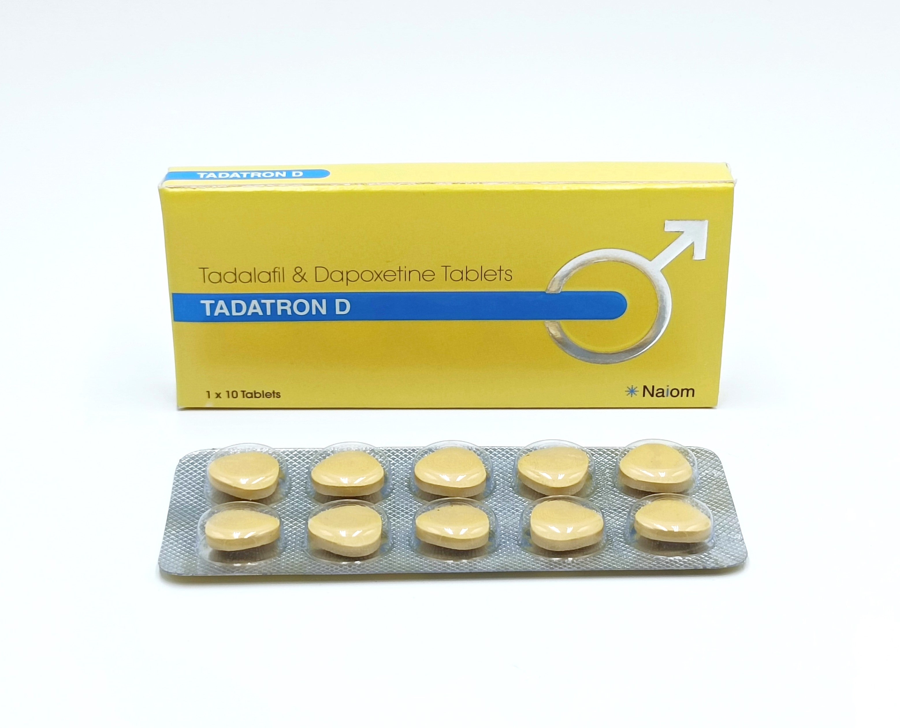 Tadatron D (Tadalafil 20mg + Dapoxetiene 60mg)