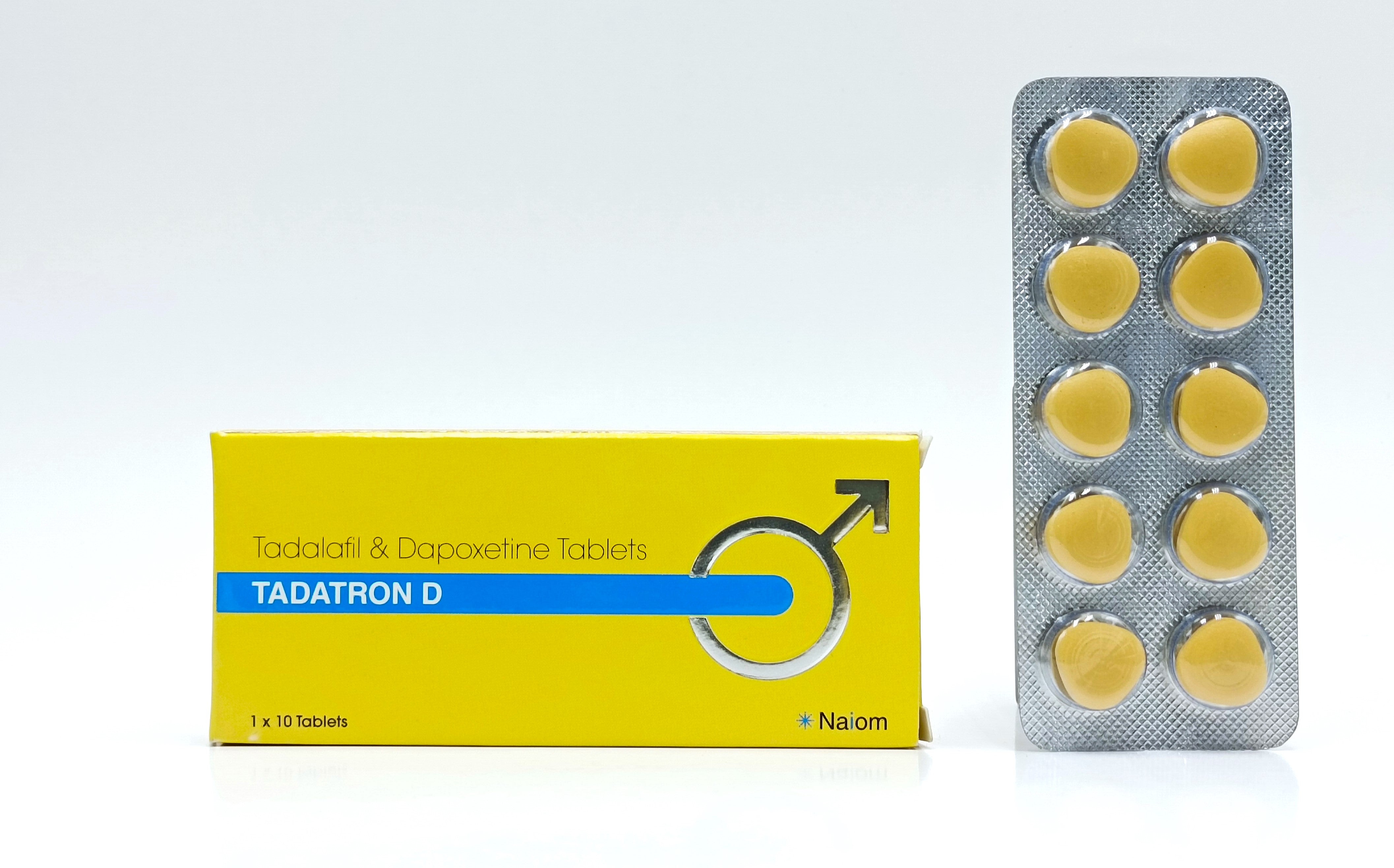 Tadatron D (Tadalafil 20mg + Dapoxetiene 60mg)