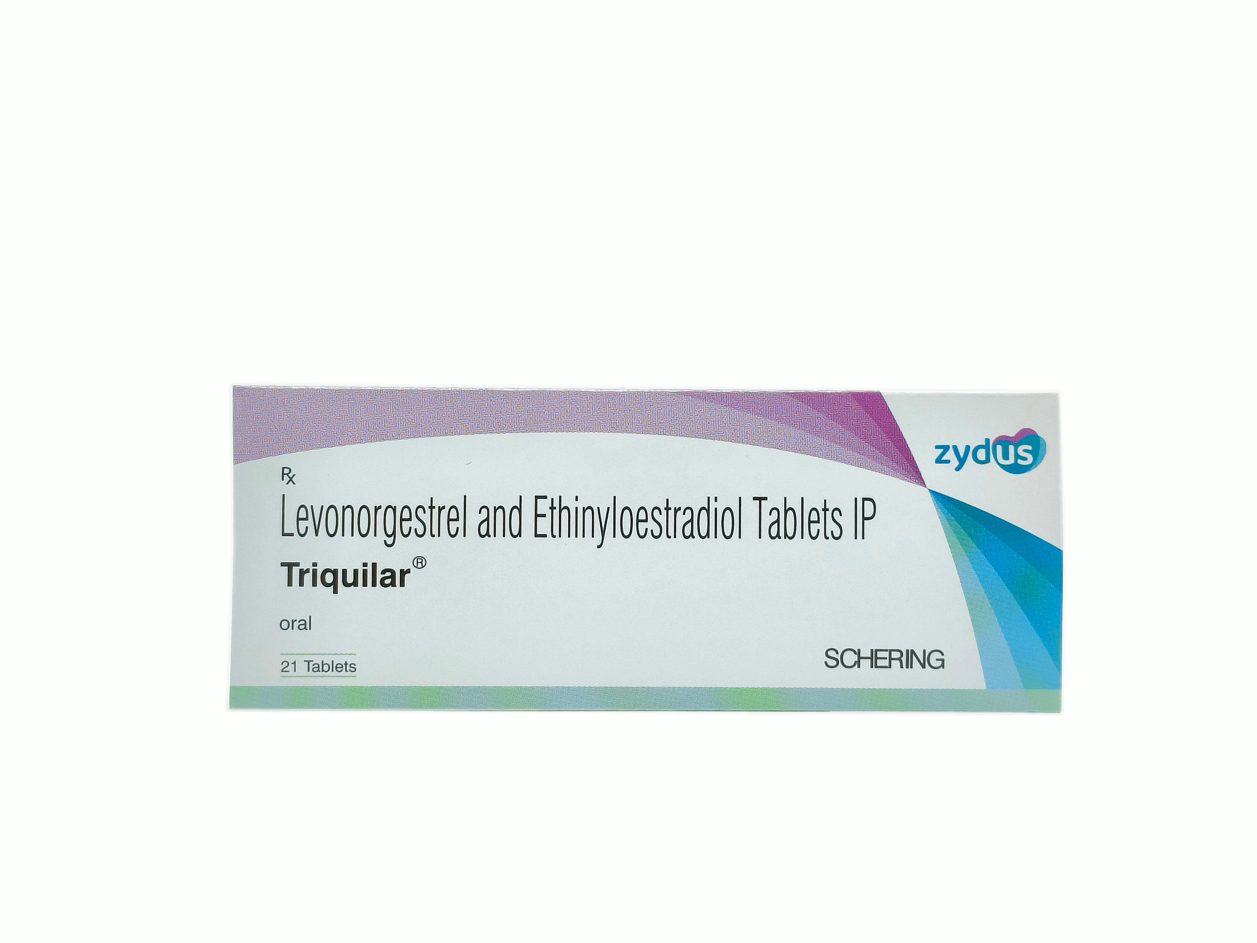 Triquilar (Levonorgestrel 0.1mg + Ethinylestradiol 0.02mg)