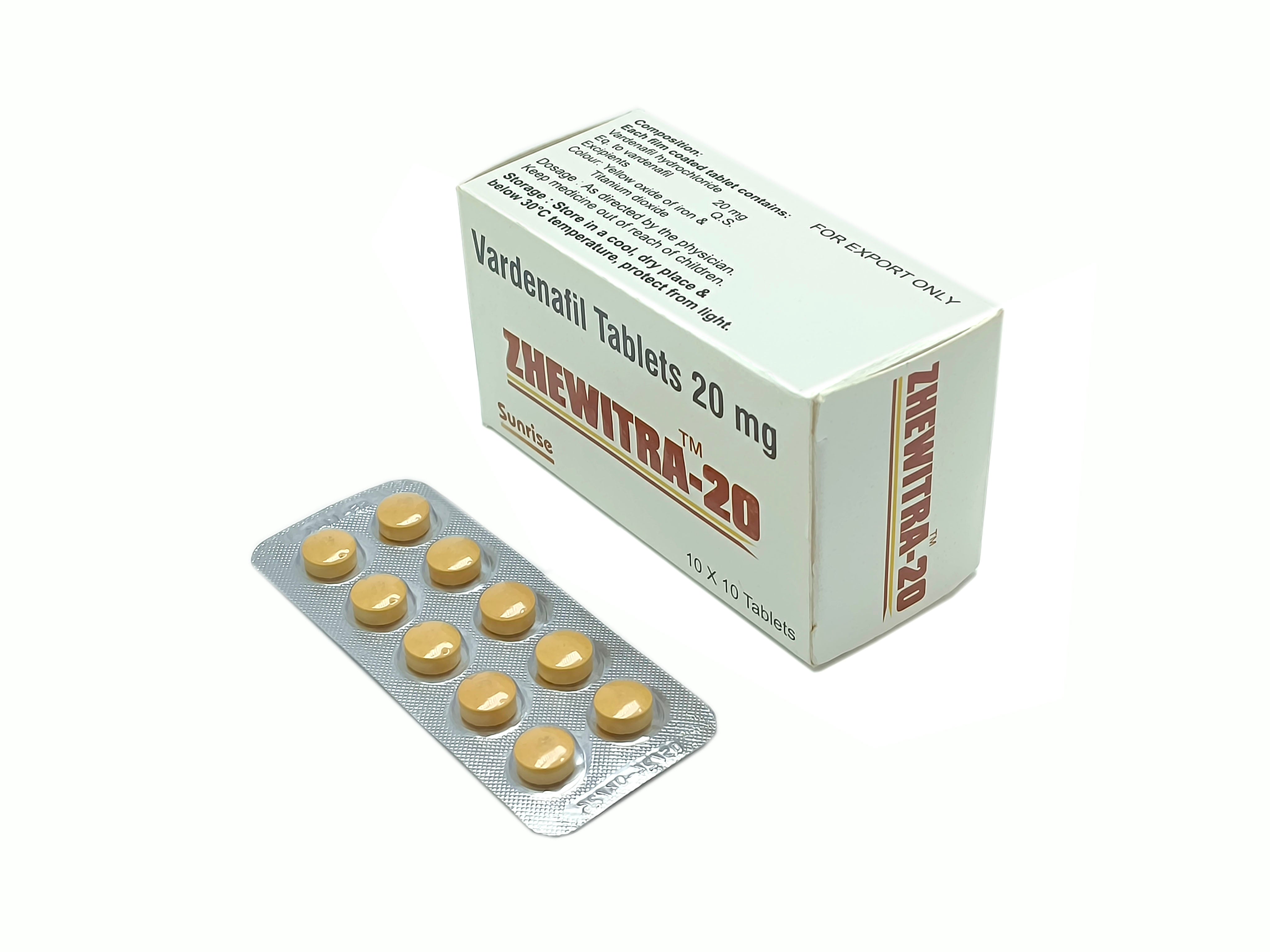 Zhewitra (Vardenafil 10mg)