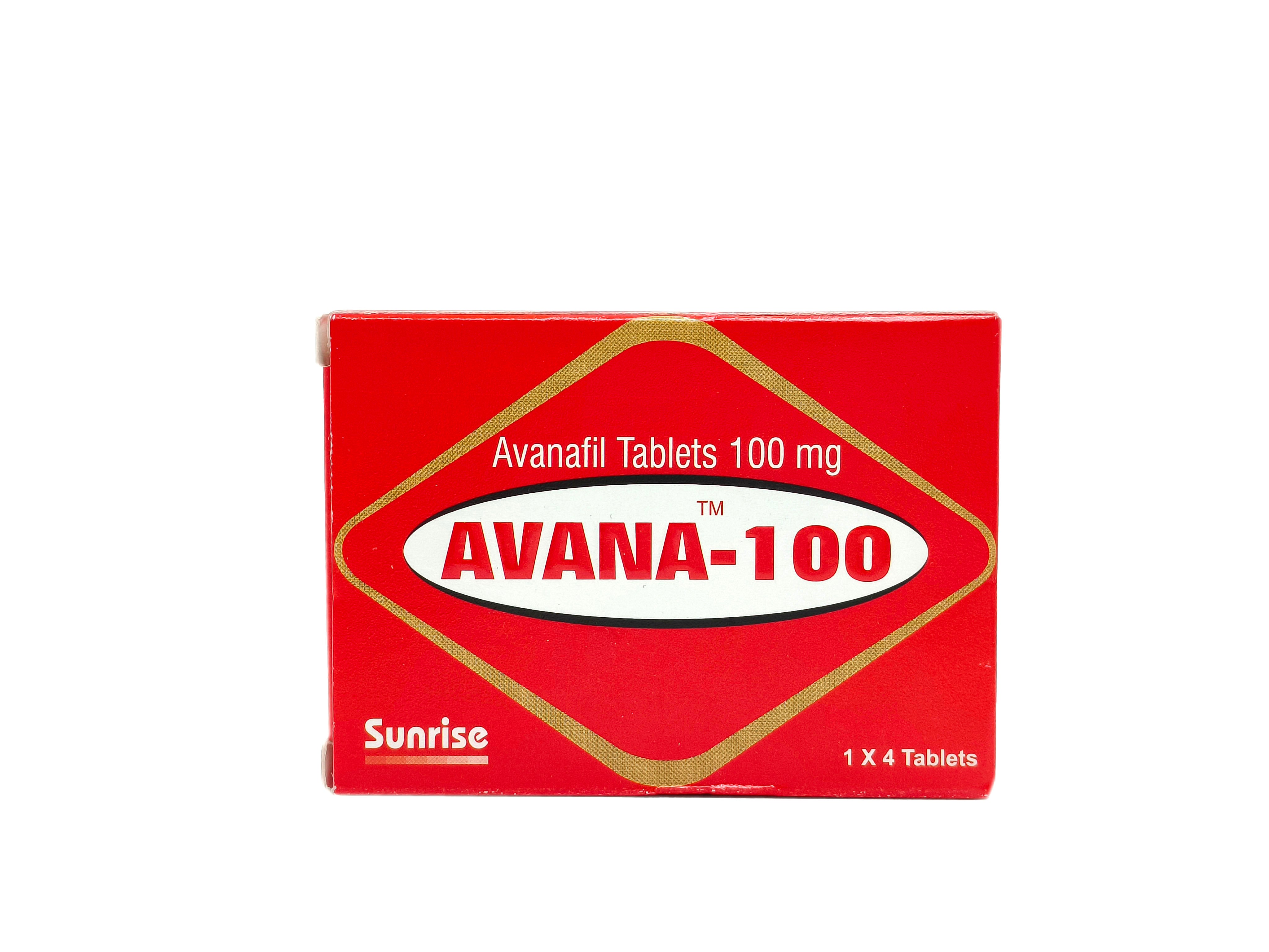 Avana (Avanafil) - 4 Tabs