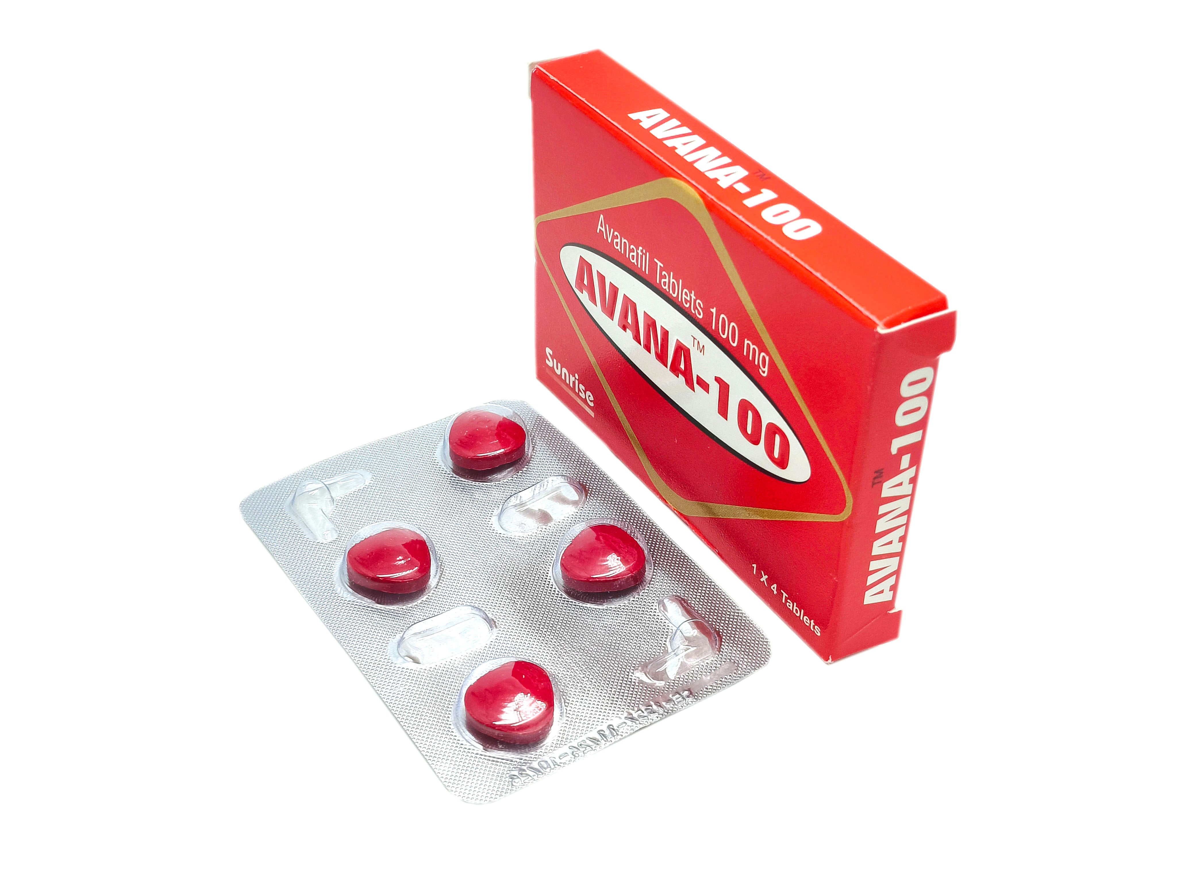 Avana (Avanafil) - 4 Tabs