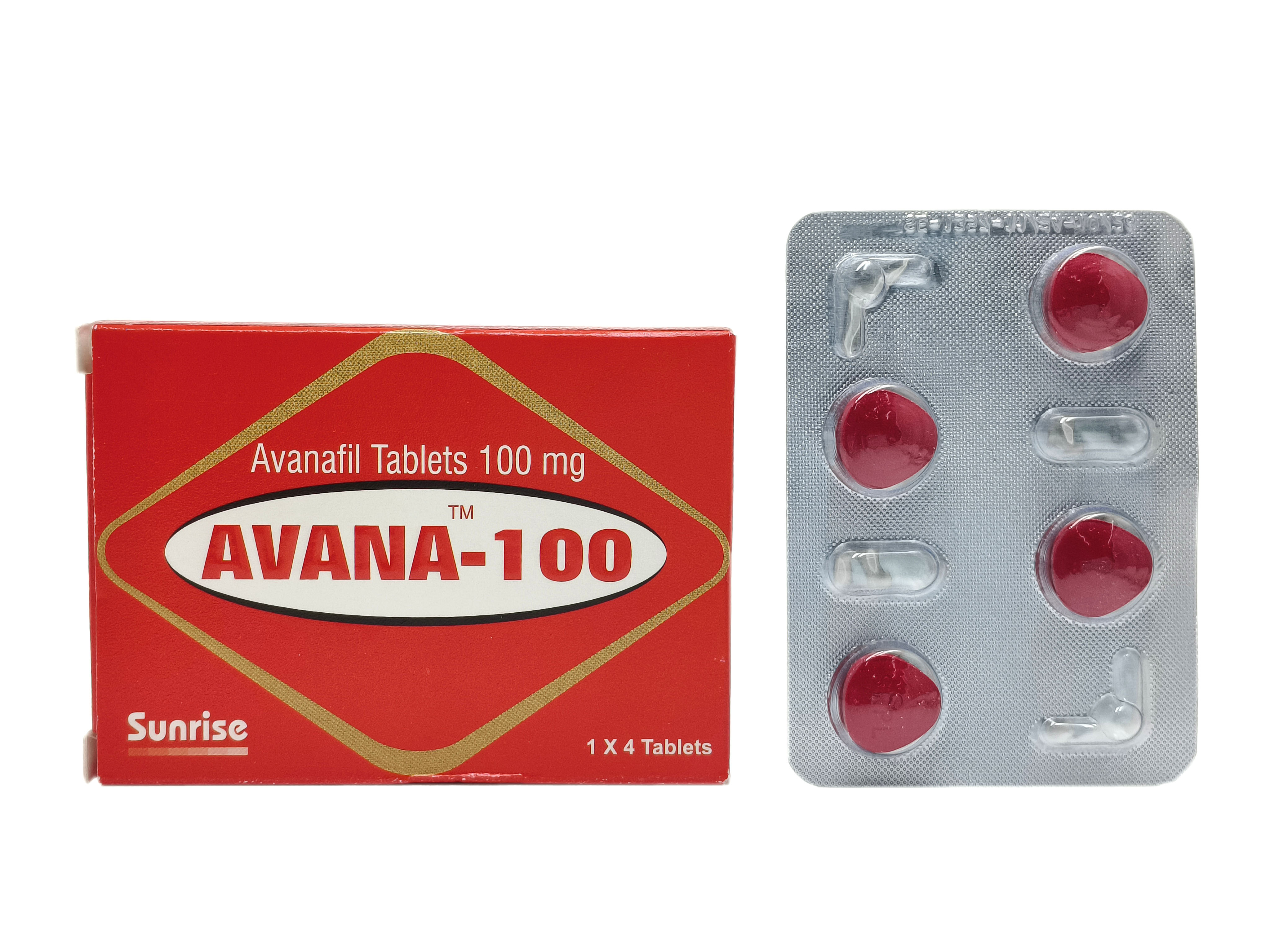 Avana (Avanafil) - 4 Tabs