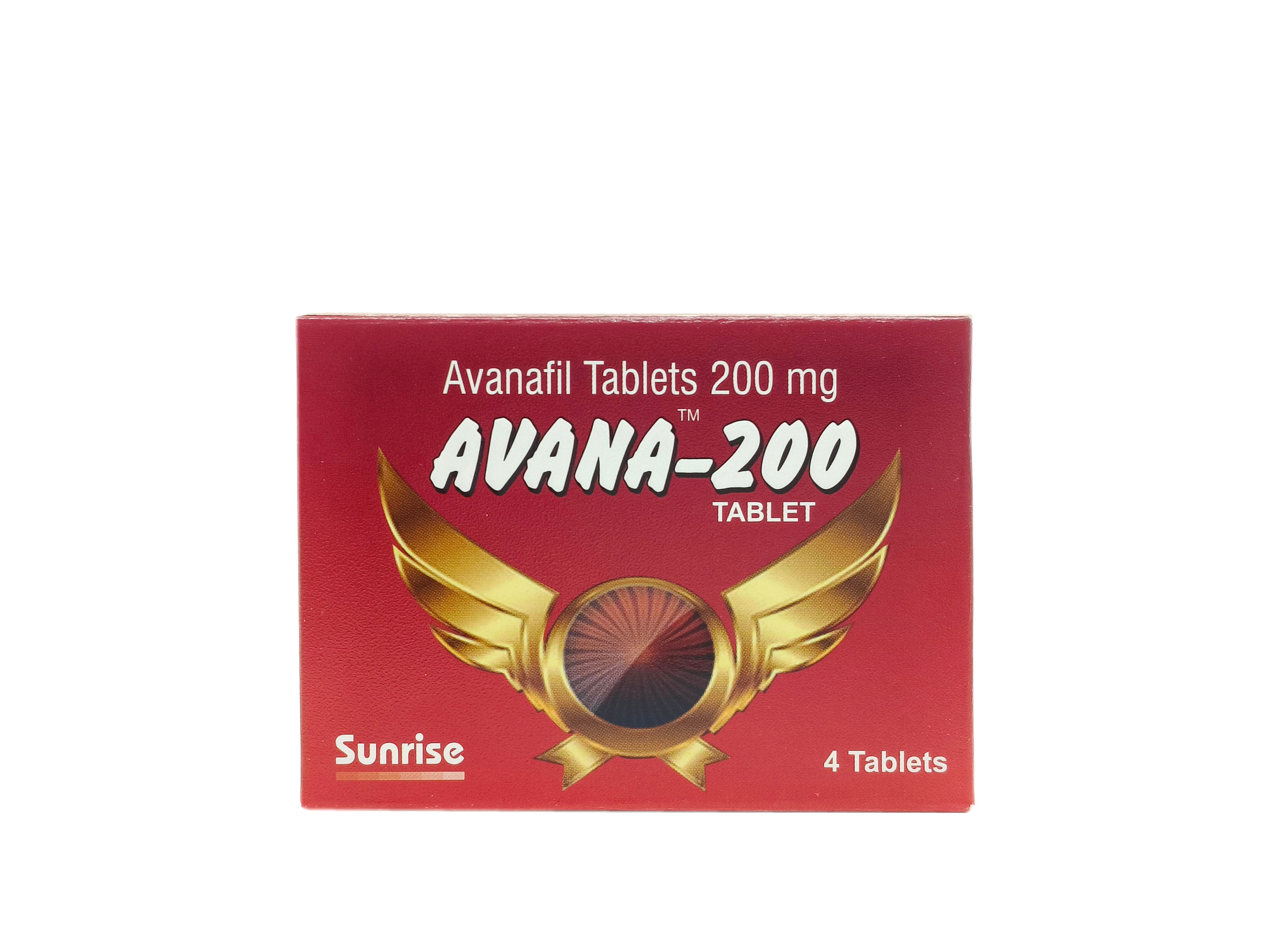 Avana (Avanafil) - 4 Tabs