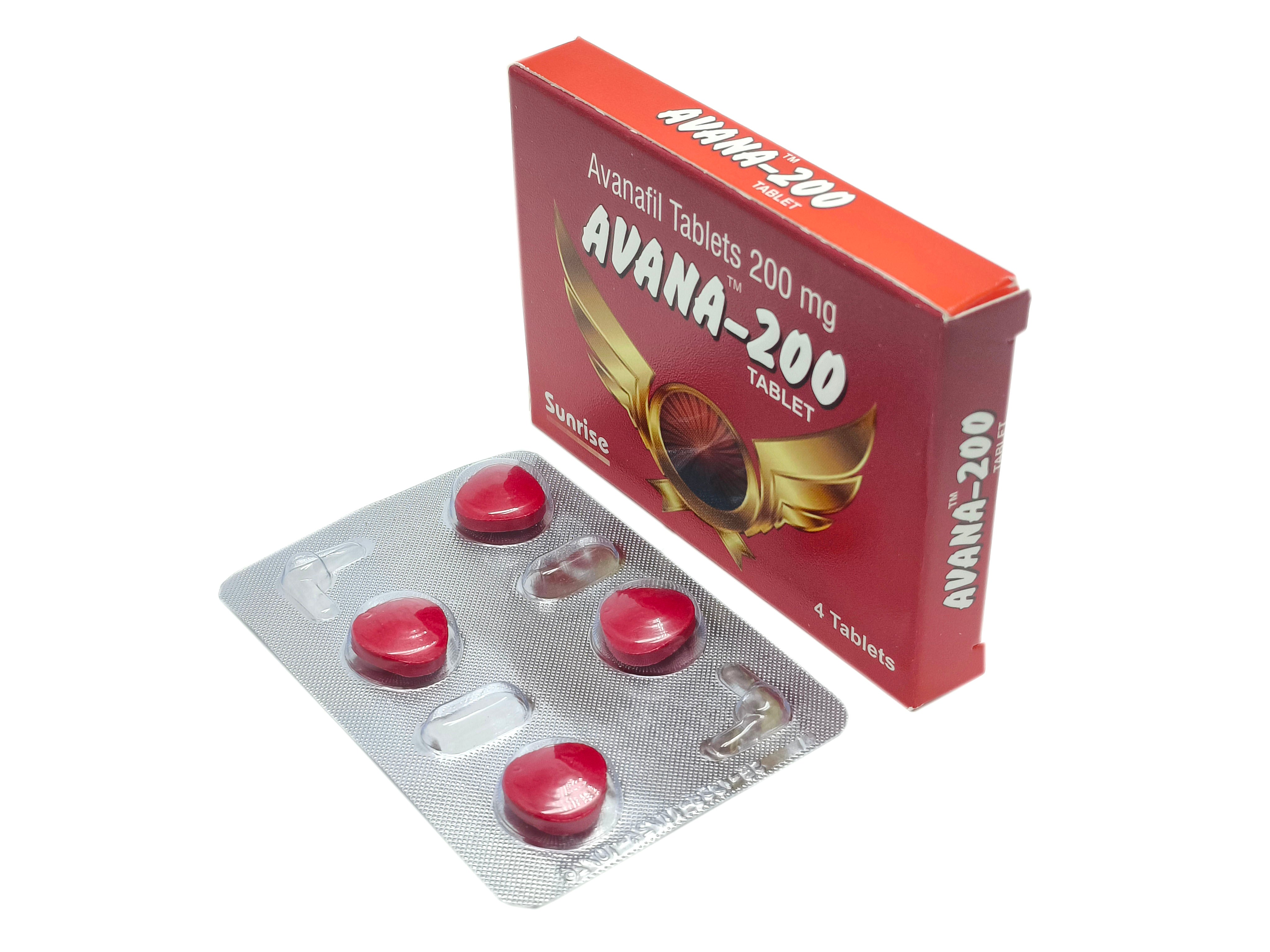 Avana (Avanafil) - 4 Tabs