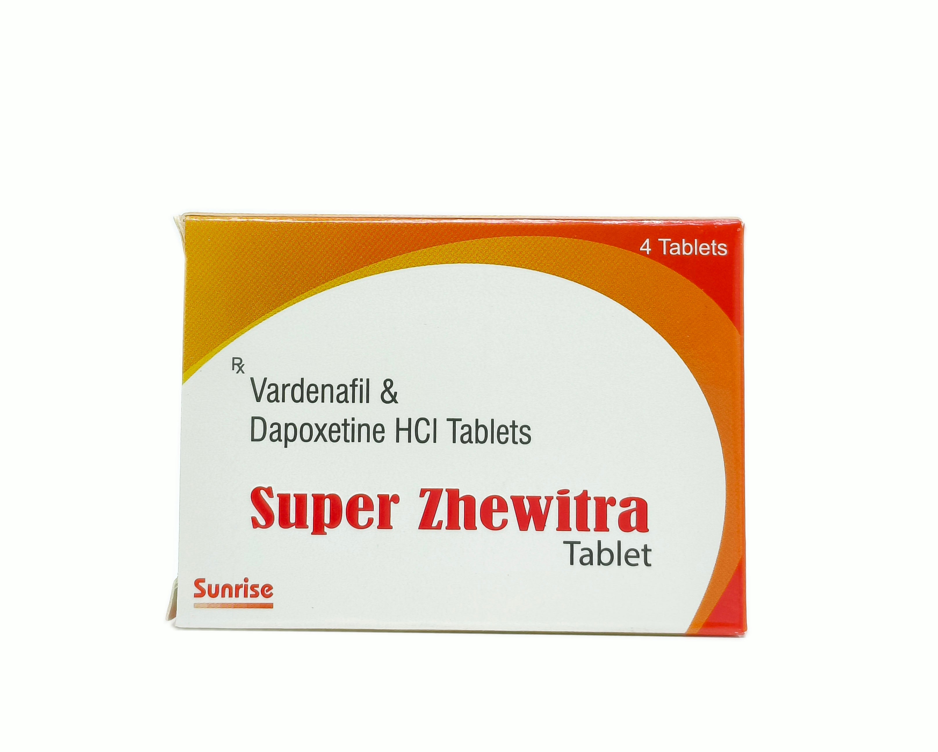Super Zhewitra (Vardenafil 20mg + Dapoxetine 60mg)
